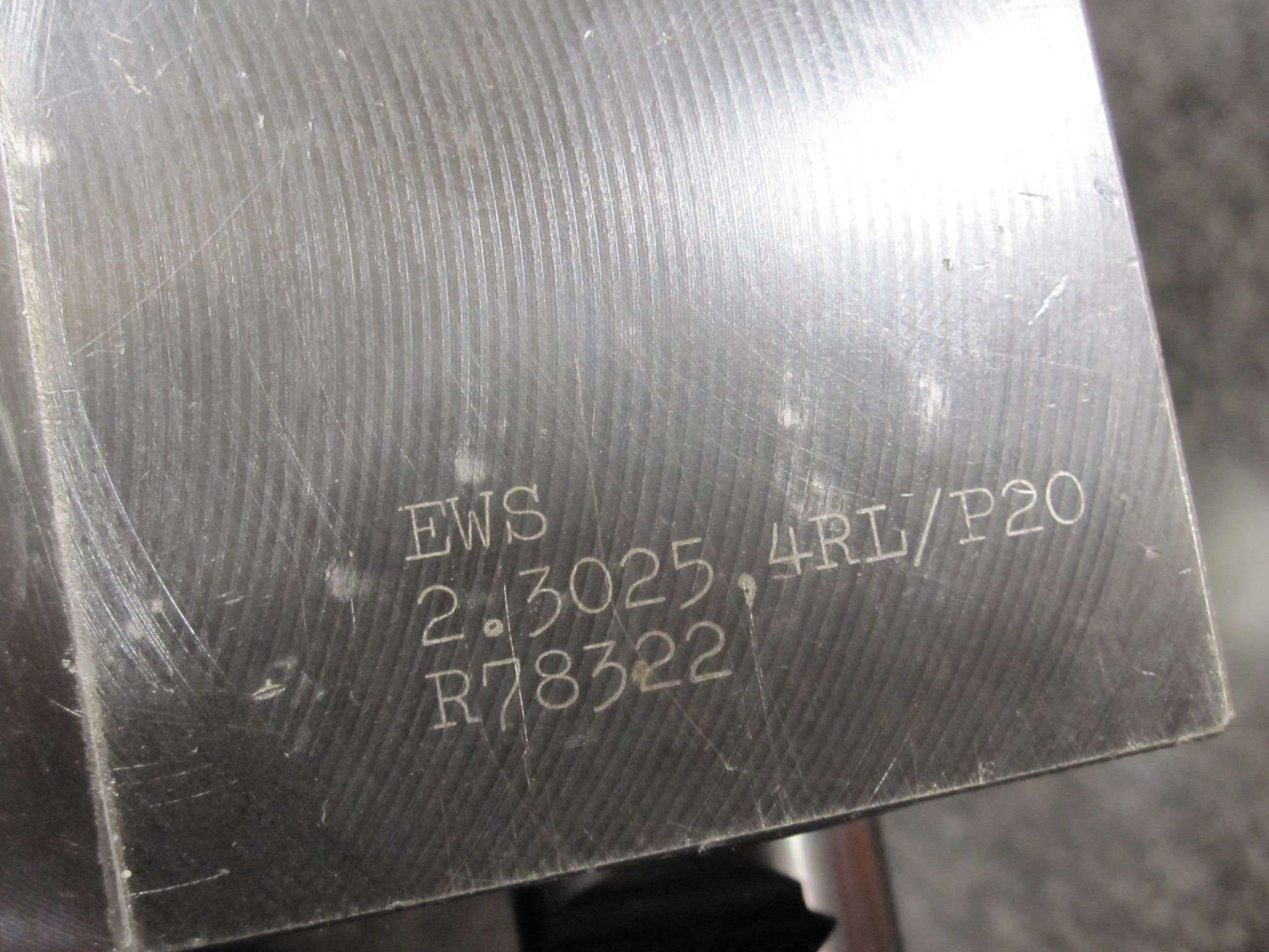 EWS TURNING TOOL VDI30 VDI 30 2.0" SQUARE SHANK W/ SHOP MADE BORING BAR CONVERSION 1.0" 9