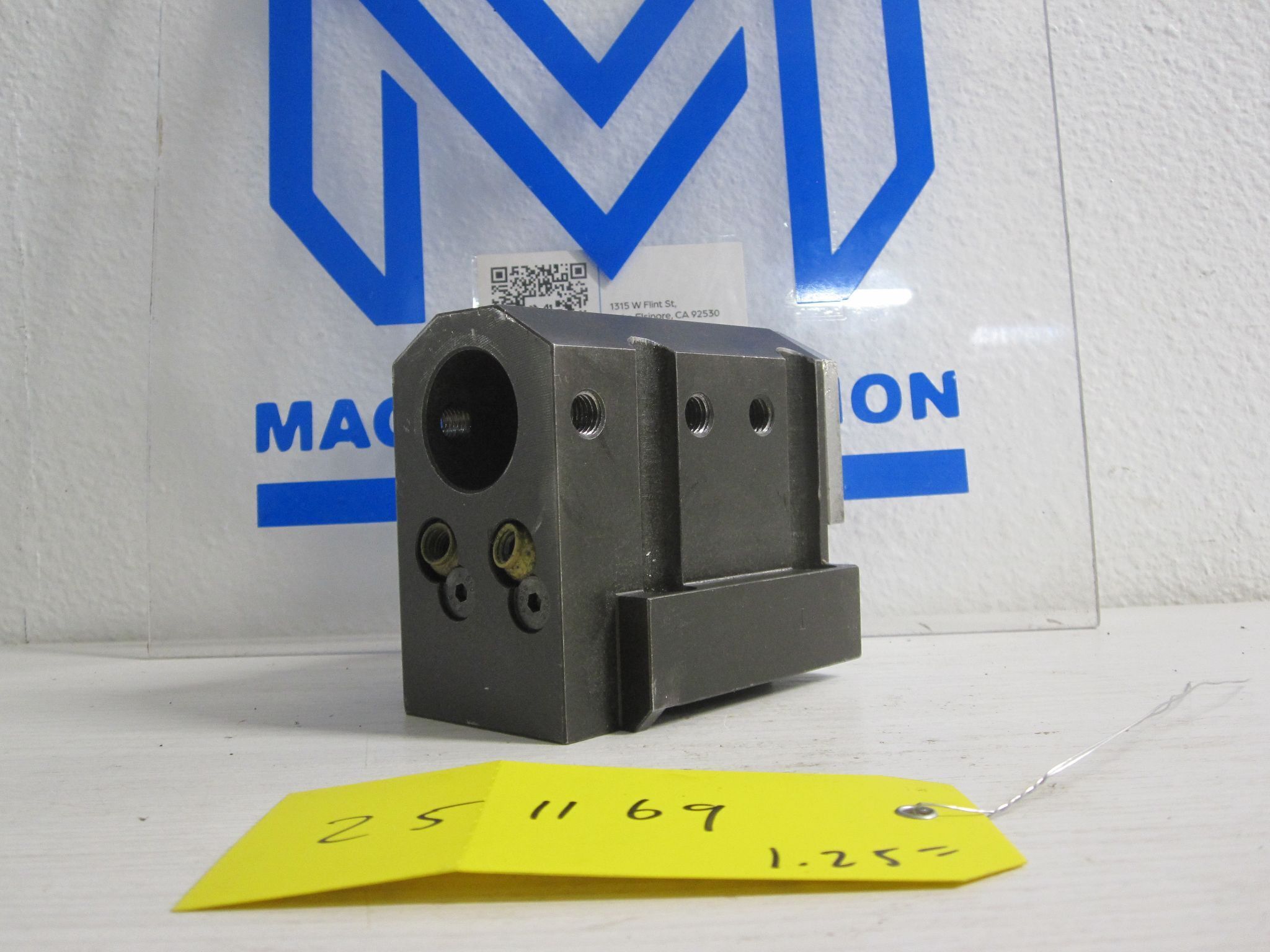 BMT45 Boring Bar Holder 1.25" 1 1/4" Static 58mm x 58mm 0