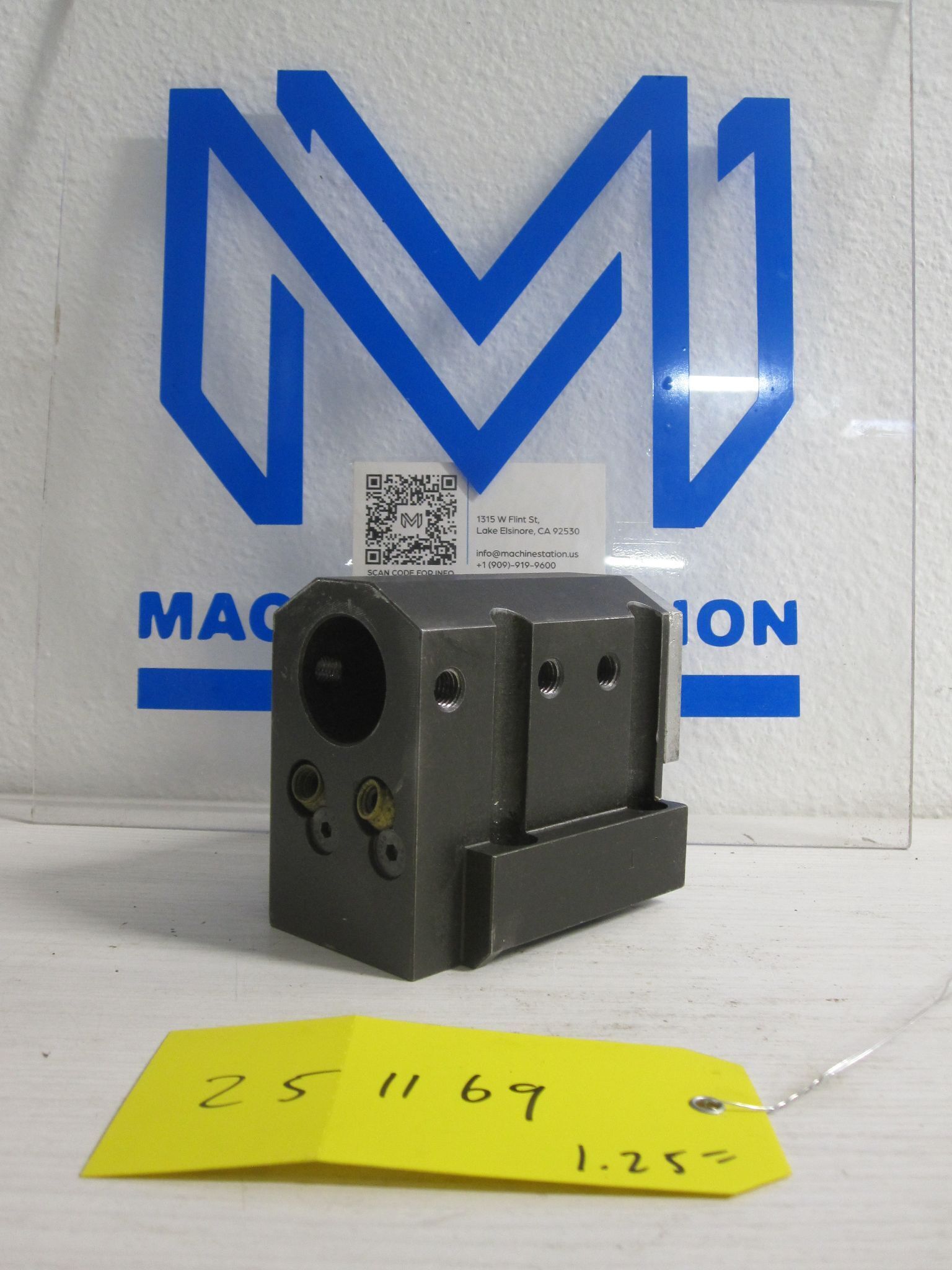 BMT45 Boring Bar Holder 1.25" 1 1/4" Static 58mm x 58mm 1