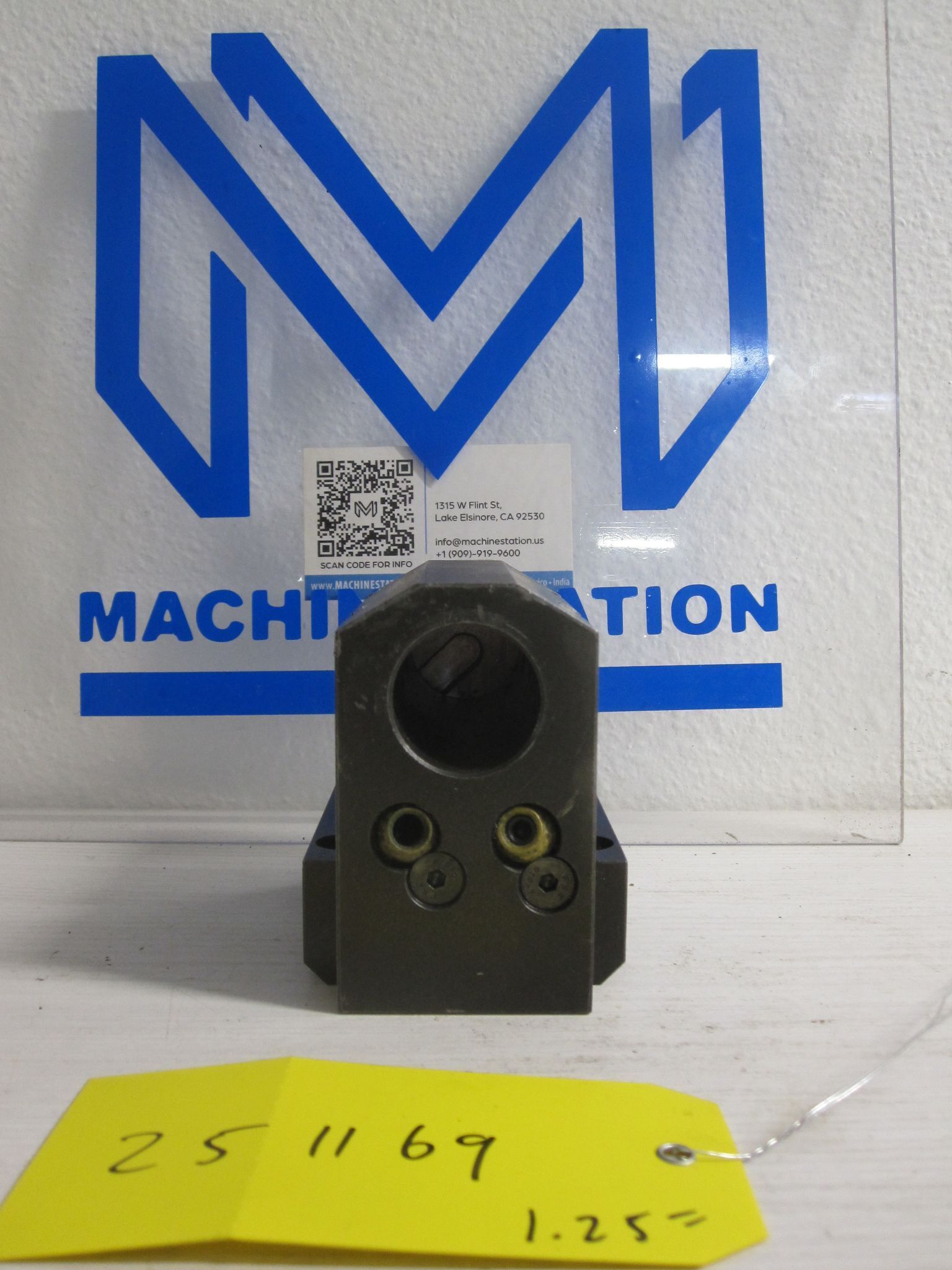 BMT45 Boring Bar Holder 1.25" 1 1/4" Static 58mm x 58mm 2