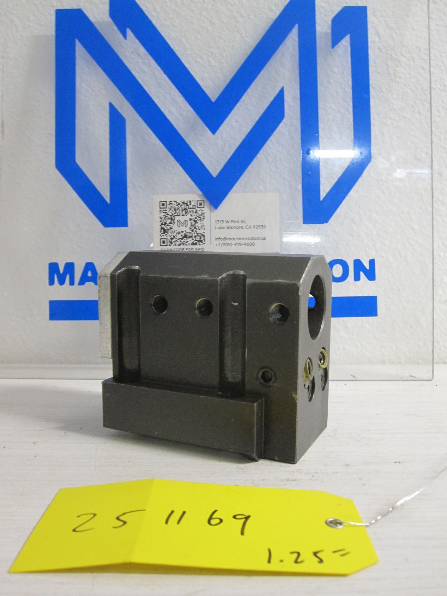 BMT45 Boring Bar Holder 1.25" 1 1/4" Static 58mm x 58mm 3