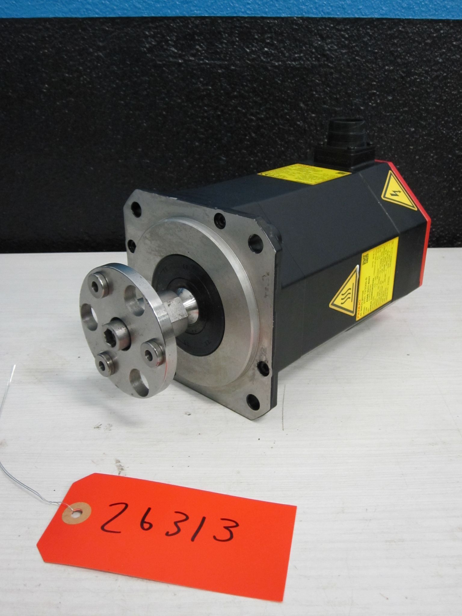 FANUC A06B-2077-B007 AC SERVO MOTOR BISC 12/2000-B A860-2070-T371 3