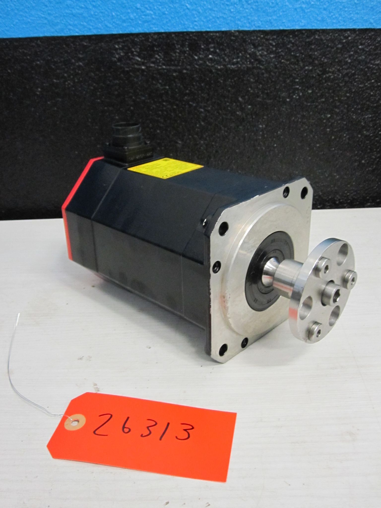 FANUC A06B-2077-B007 AC SERVO MOTOR BISC 12/2000-B A860-2070-T371 4