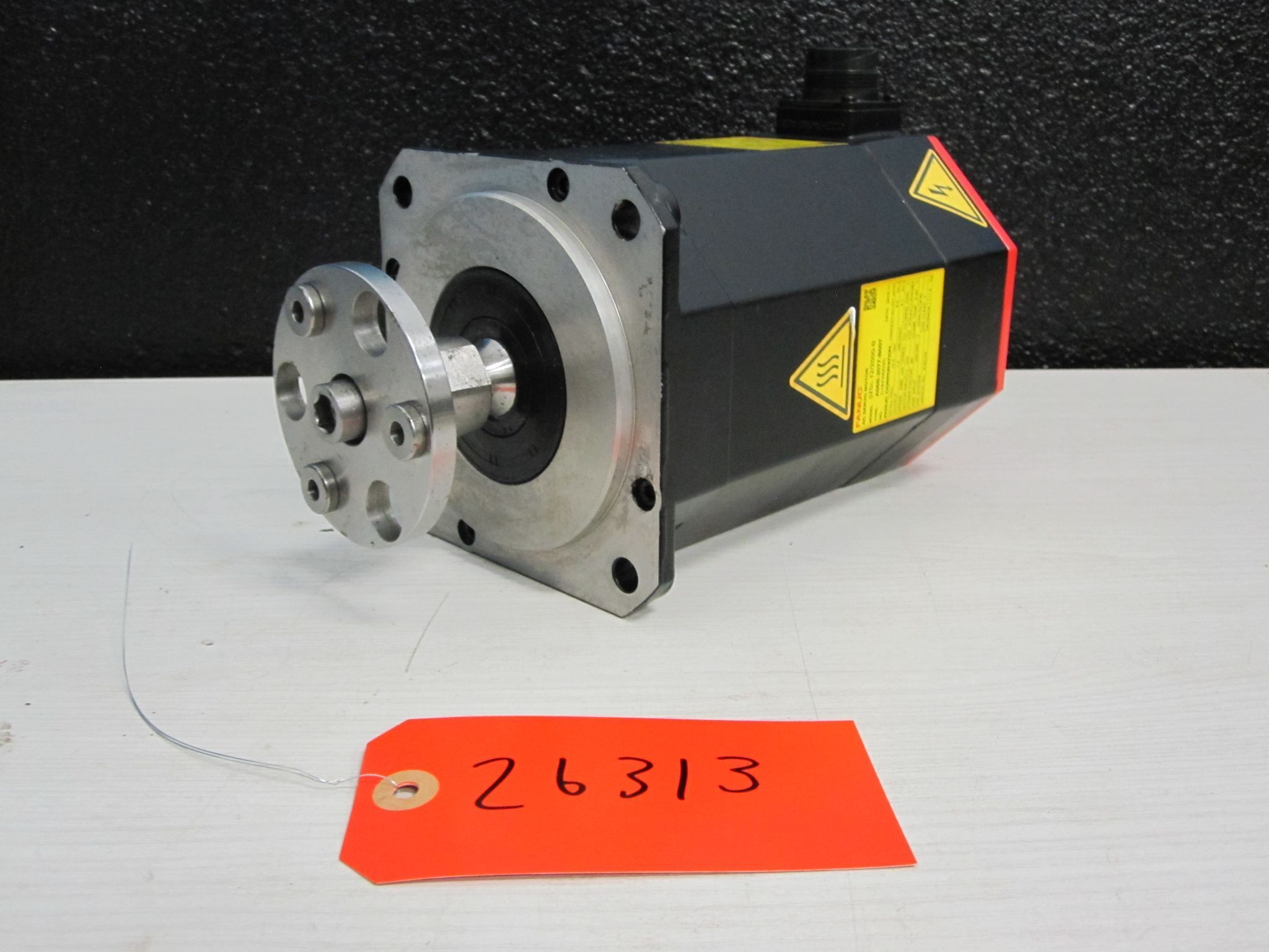 FANUC A06B-2077-B007 AC SERVO MOTOR BISC 12/2000-B A860-2070-T371 8
