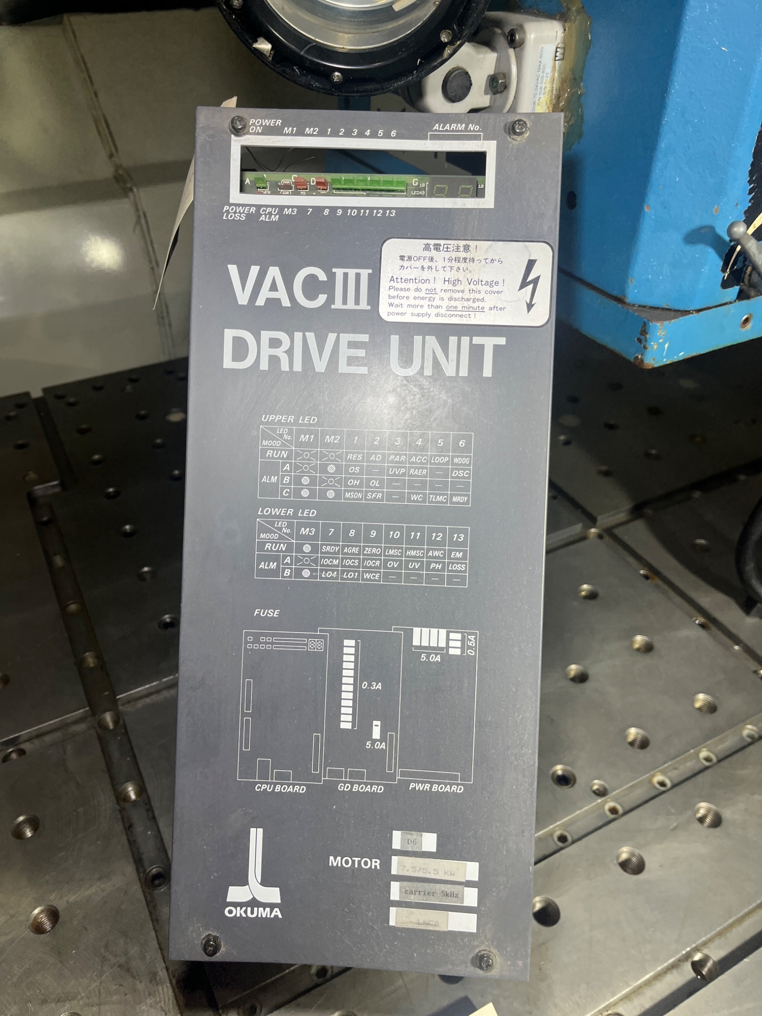 OKUMA VAC ||| D6 SPINDLE DRIVE VAC3-D6 1
