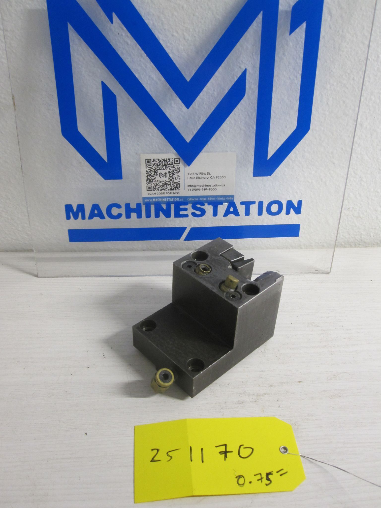 (As-Is) BMT45 OD Turning Tool Holder for 0.75" Stick Tools 3/4 inch Static 8