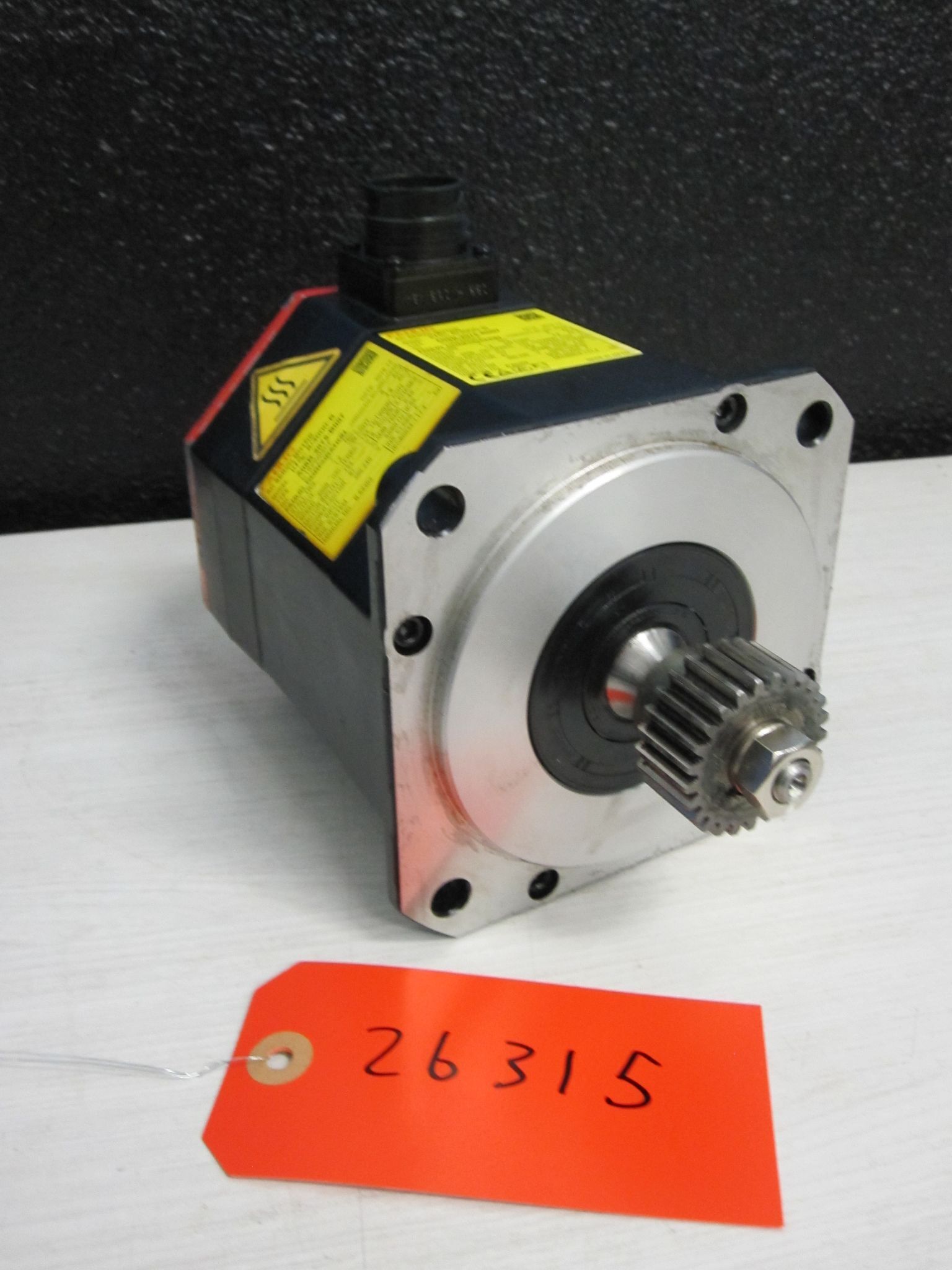 FANUC A06B-2075-B007 BISC 8/3000-B AC SERVO MOTOR W/ ENCODER 7