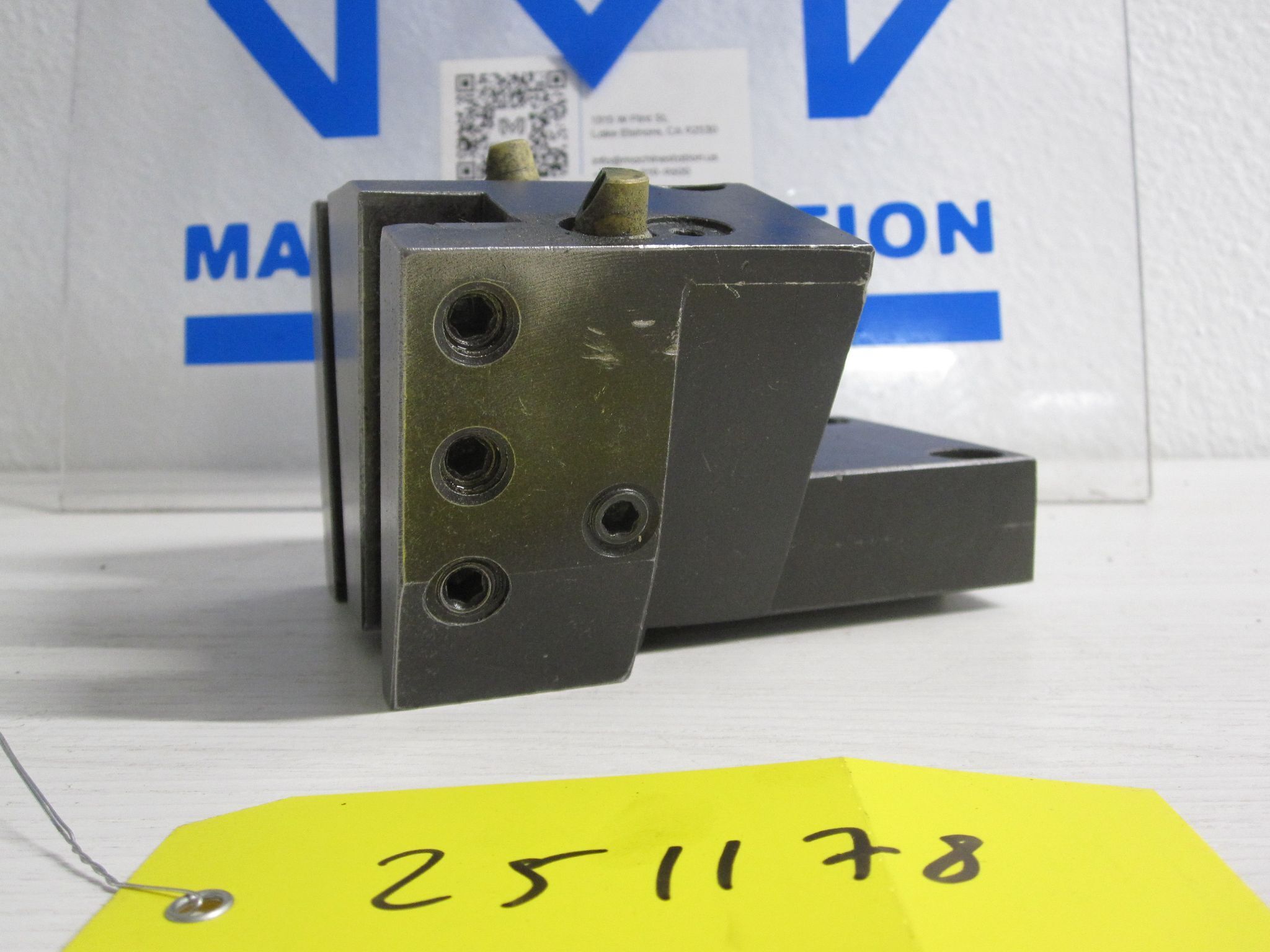BMT45 Half Index Dual OD Turning Holder 20mm Stick Static Lathe 58 x 58 mm 1