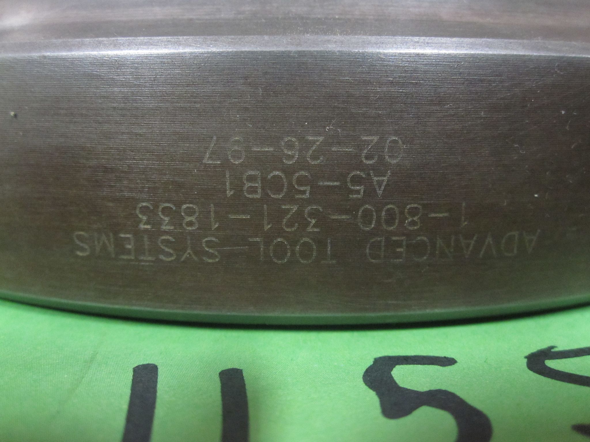 ADVANCED TOOL SYSTEMS ATS 5C COLLET CHUCK A2-5 A5 A5-5CB1 10