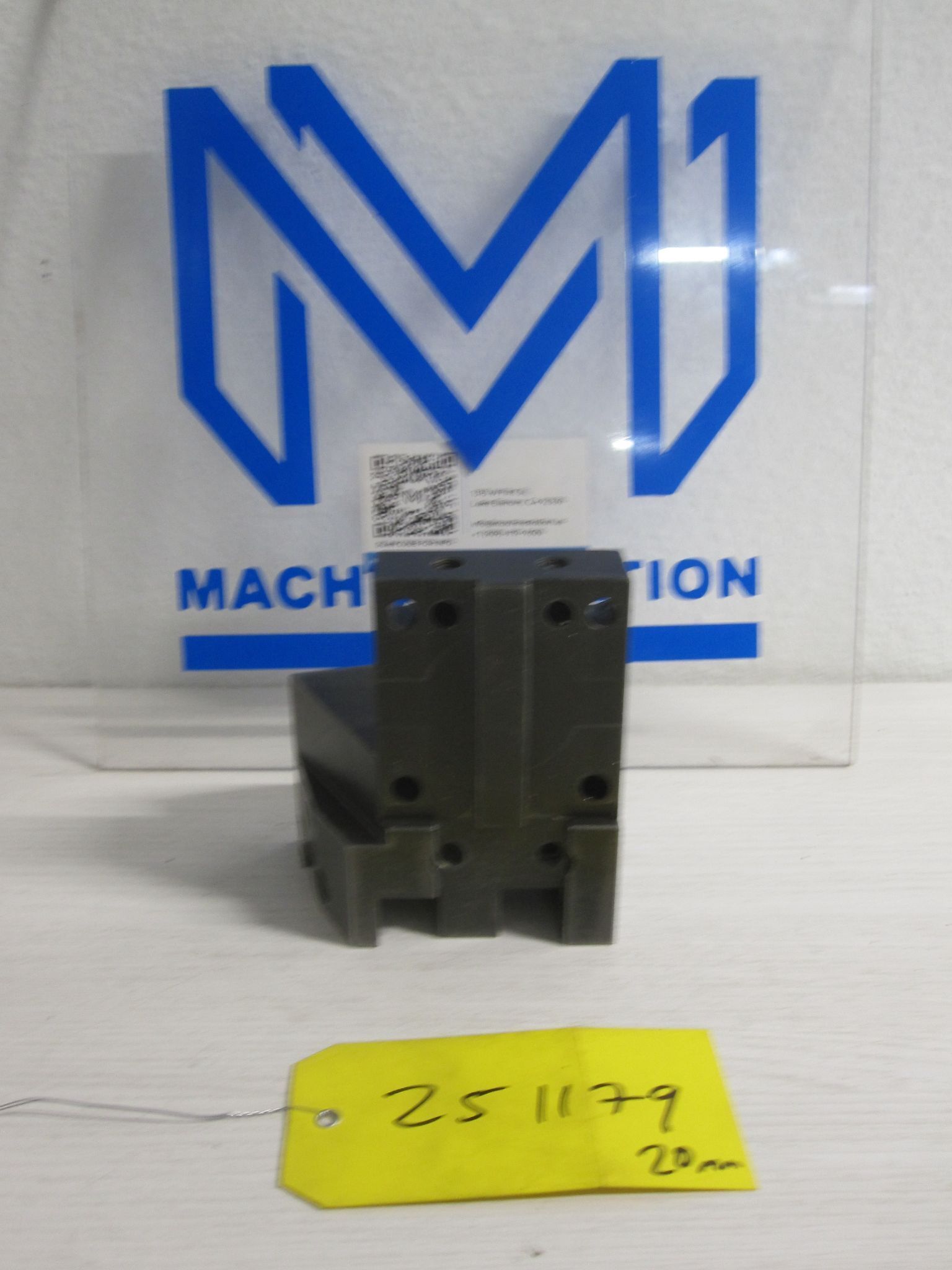 (As-Is) BMT45 Half Index Dual OD Turning Holder 20mm Static Lathe 58 x 58 mm 8