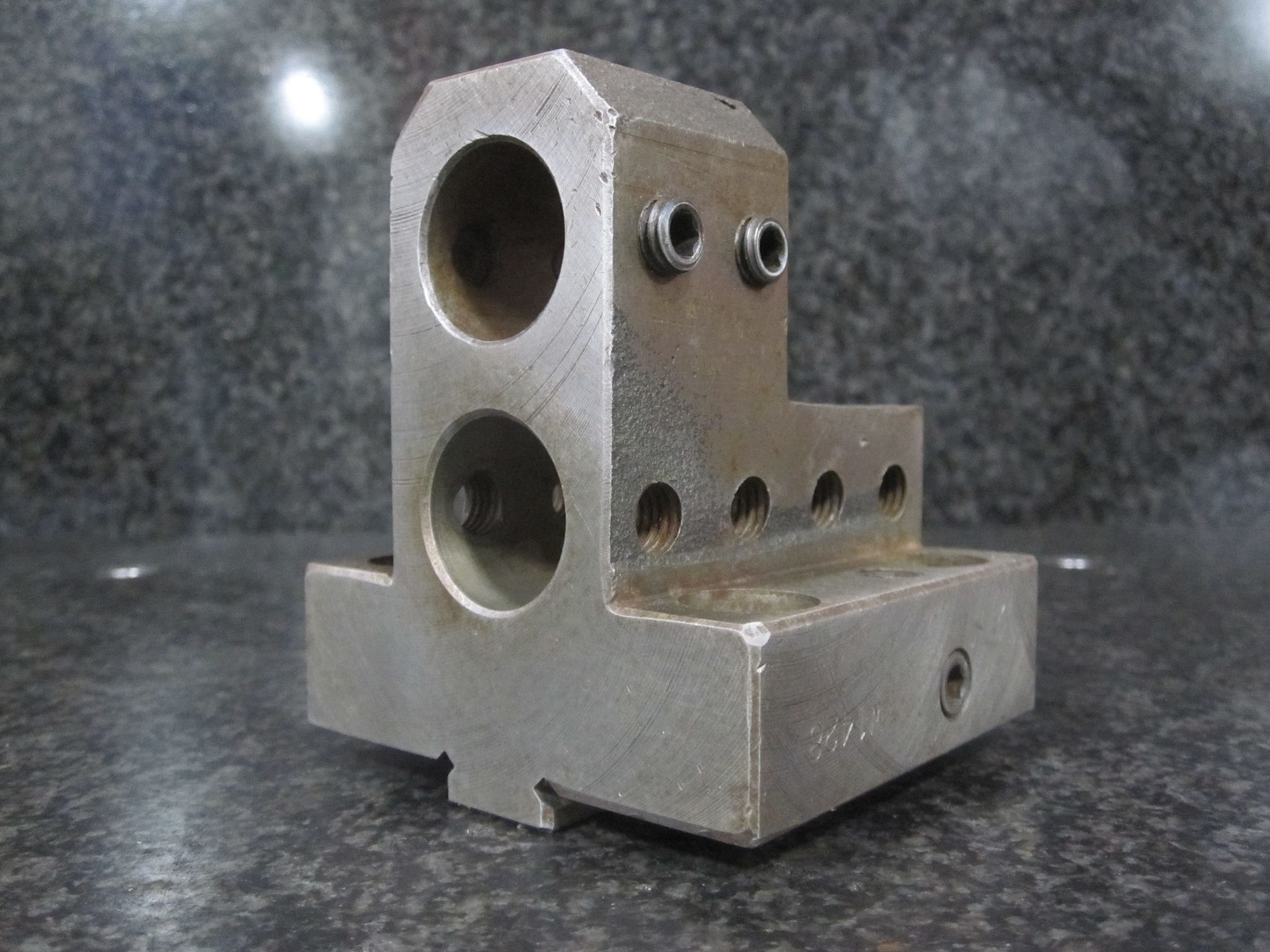 (AS-IS) NAKAMURA TW10 DUAL DOUBLE 1.0" INCH BORING BAR HOLDER STATIC 0
