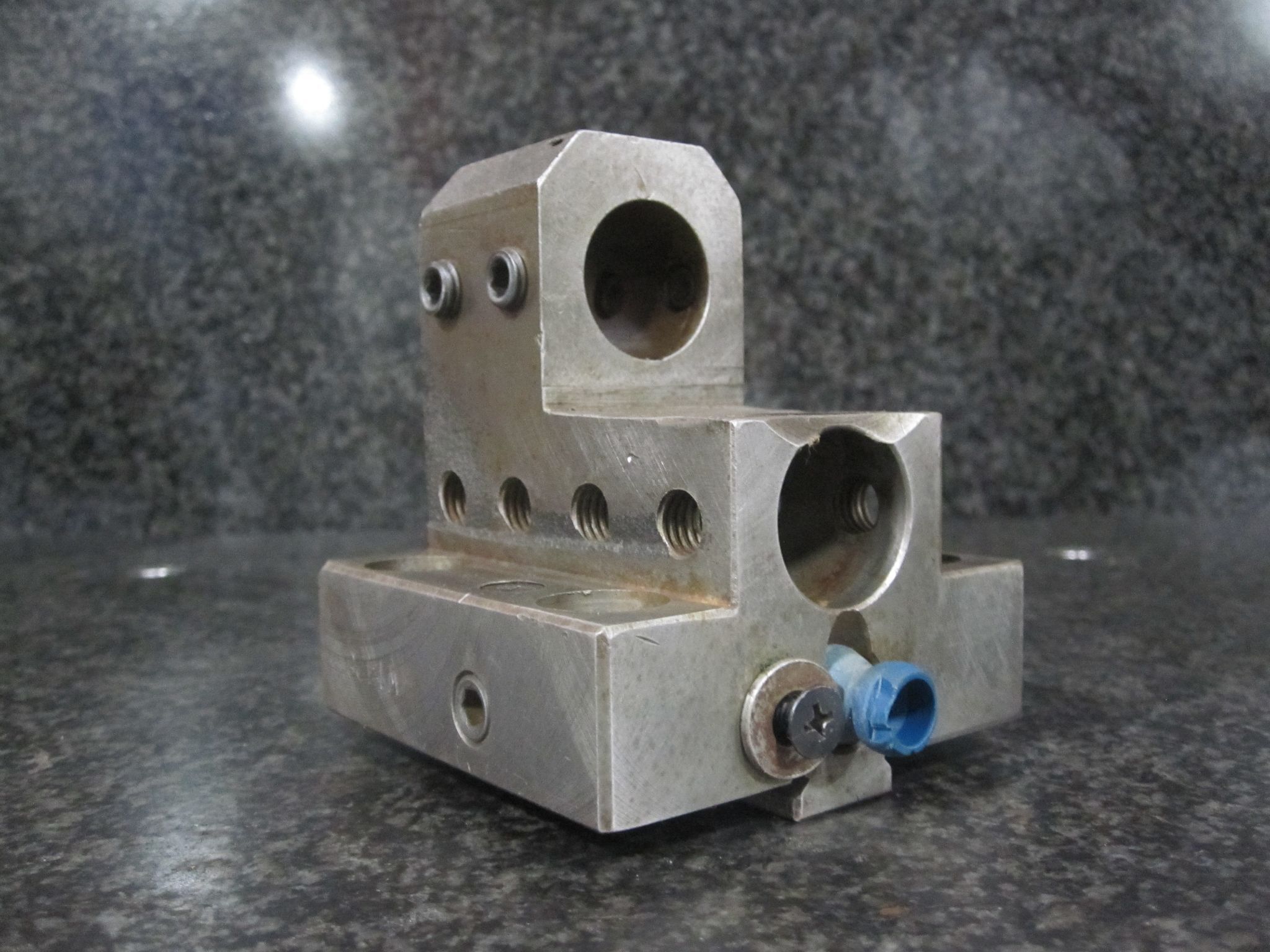 (AS-IS) NAKAMURA TW10 DUAL DOUBLE 1.0" INCH BORING BAR HOLDER STATIC 2