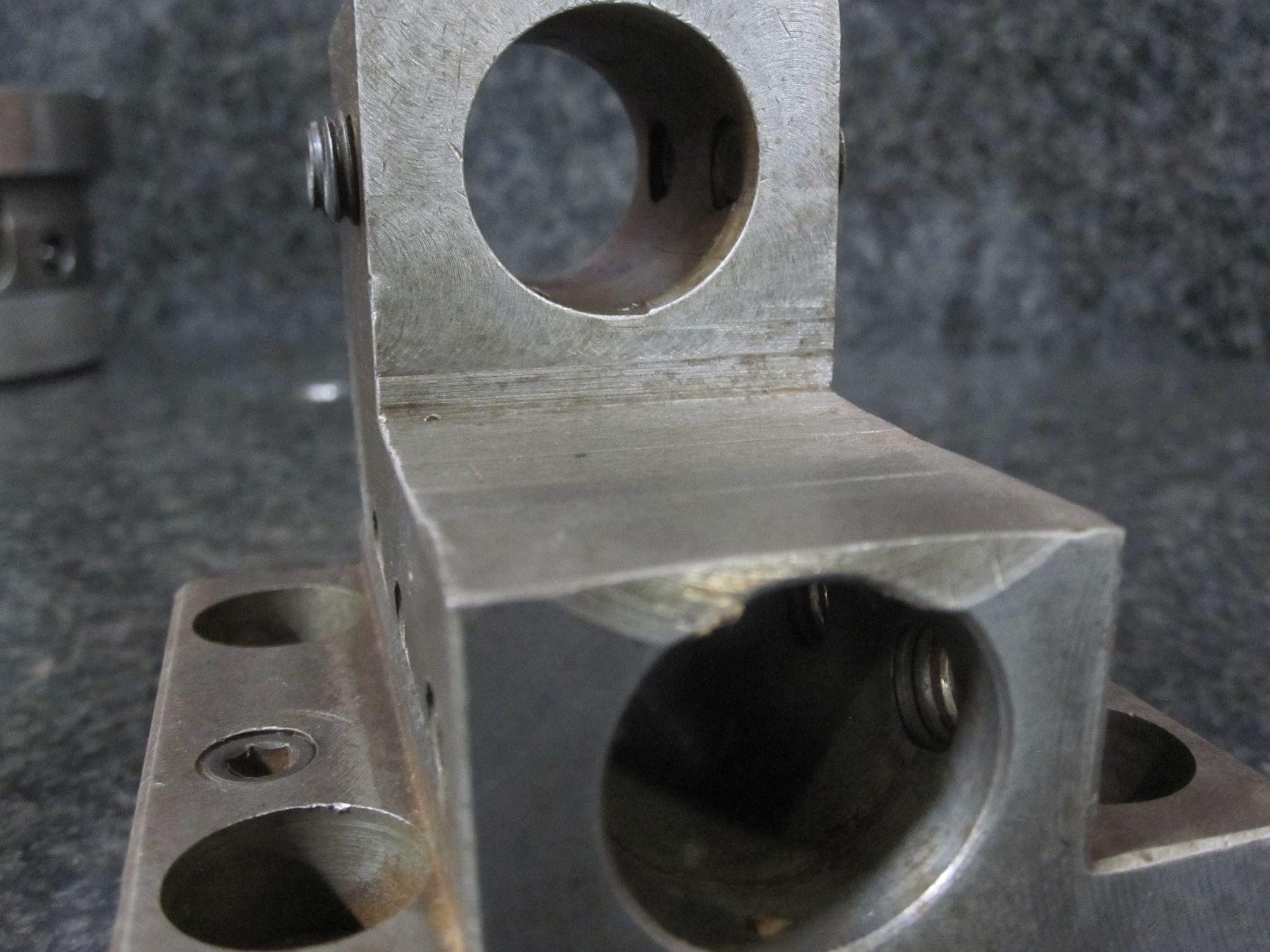 (AS-IS) NAKAMURA TW10 DUAL DOUBLE 1.0" INCH BORING BAR HOLDER STATIC 3