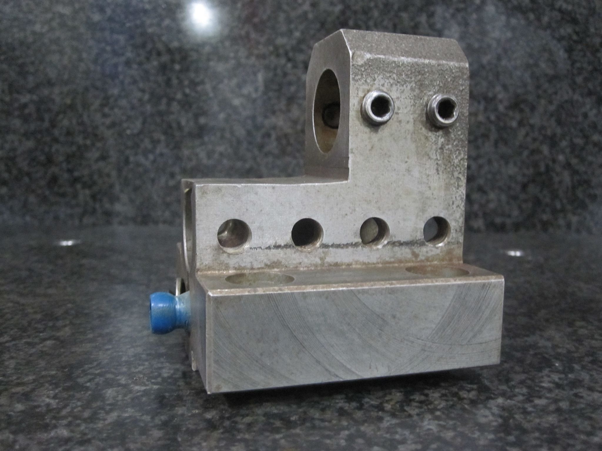 (AS-IS) NAKAMURA TW10 DUAL DOUBLE 1.0" INCH BORING BAR HOLDER STATIC 5