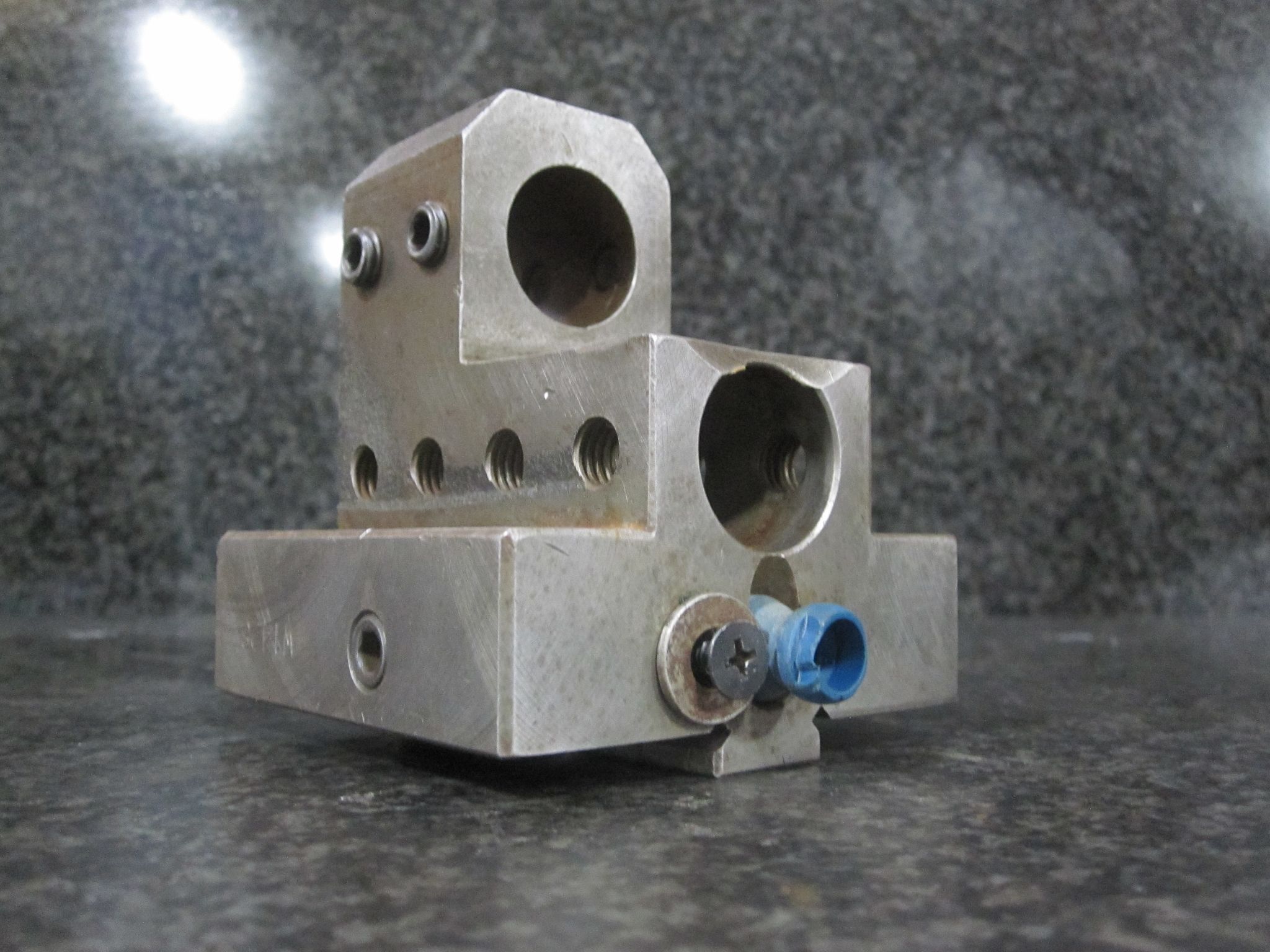 (AS-IS) NAKAMURA TW10 DUAL DOUBLE 1.0" INCH BORING BAR HOLDER STATIC 6