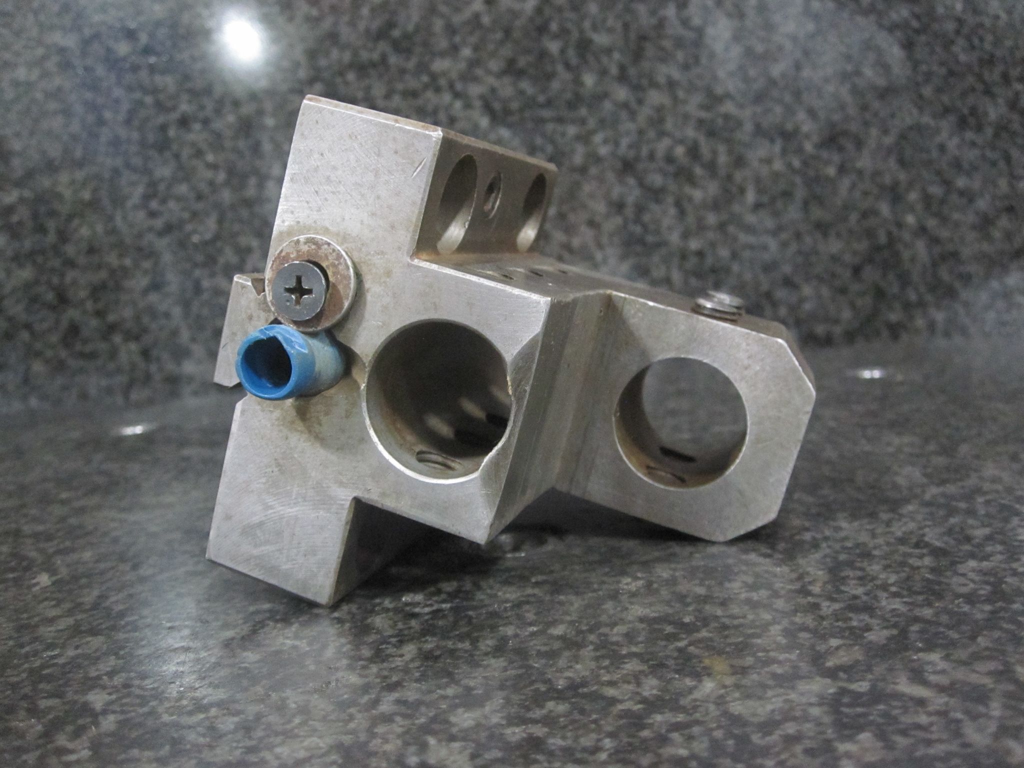 (AS-IS) NAKAMURA TW10 DUAL DOUBLE 1.0" INCH BORING BAR HOLDER STATIC 9