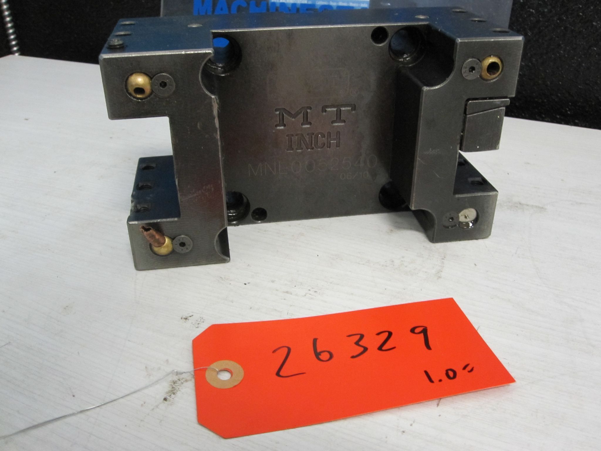 (As-Is) MT MARCHETTI MNL0052540 BMT60 94 x 84 mm 1.0" Turning tools 10