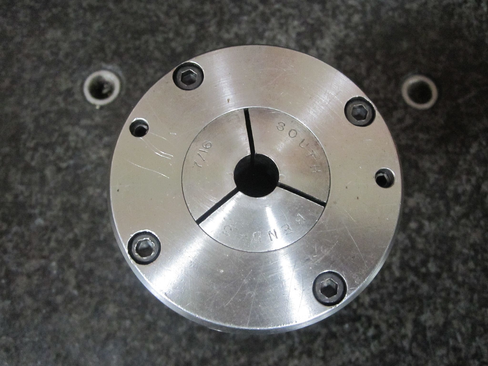 SHOP MADE QUICK CHANGE 5C COLLET FIXTURE COLLET CHUCK 3.0" OUTSIDE DIAMETER 4