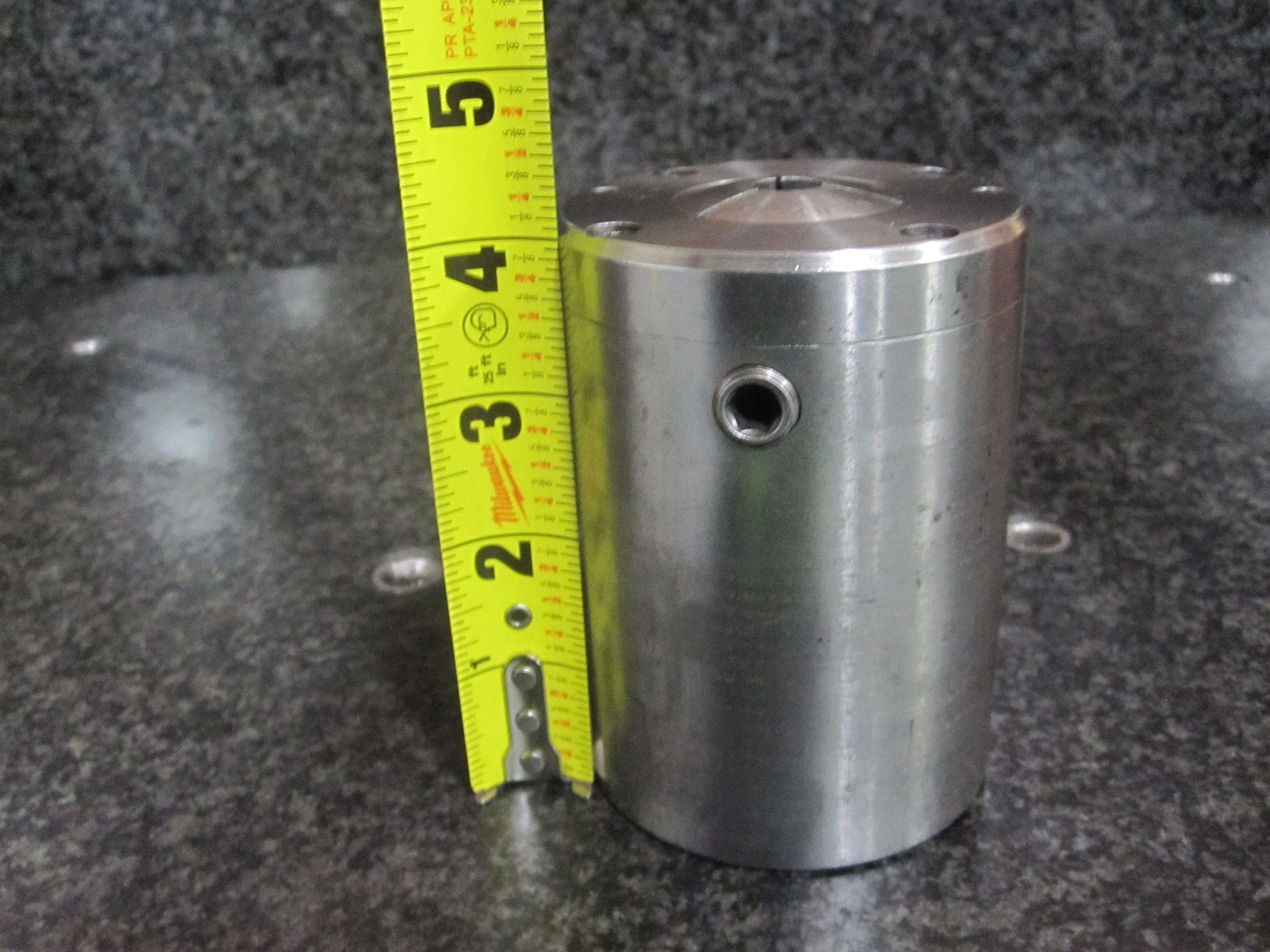 SHOP MADE QUICK CHANGE 5C COLLET FIXTURE COLLET CHUCK 3.0" OUTSIDE DIAMETER 7
