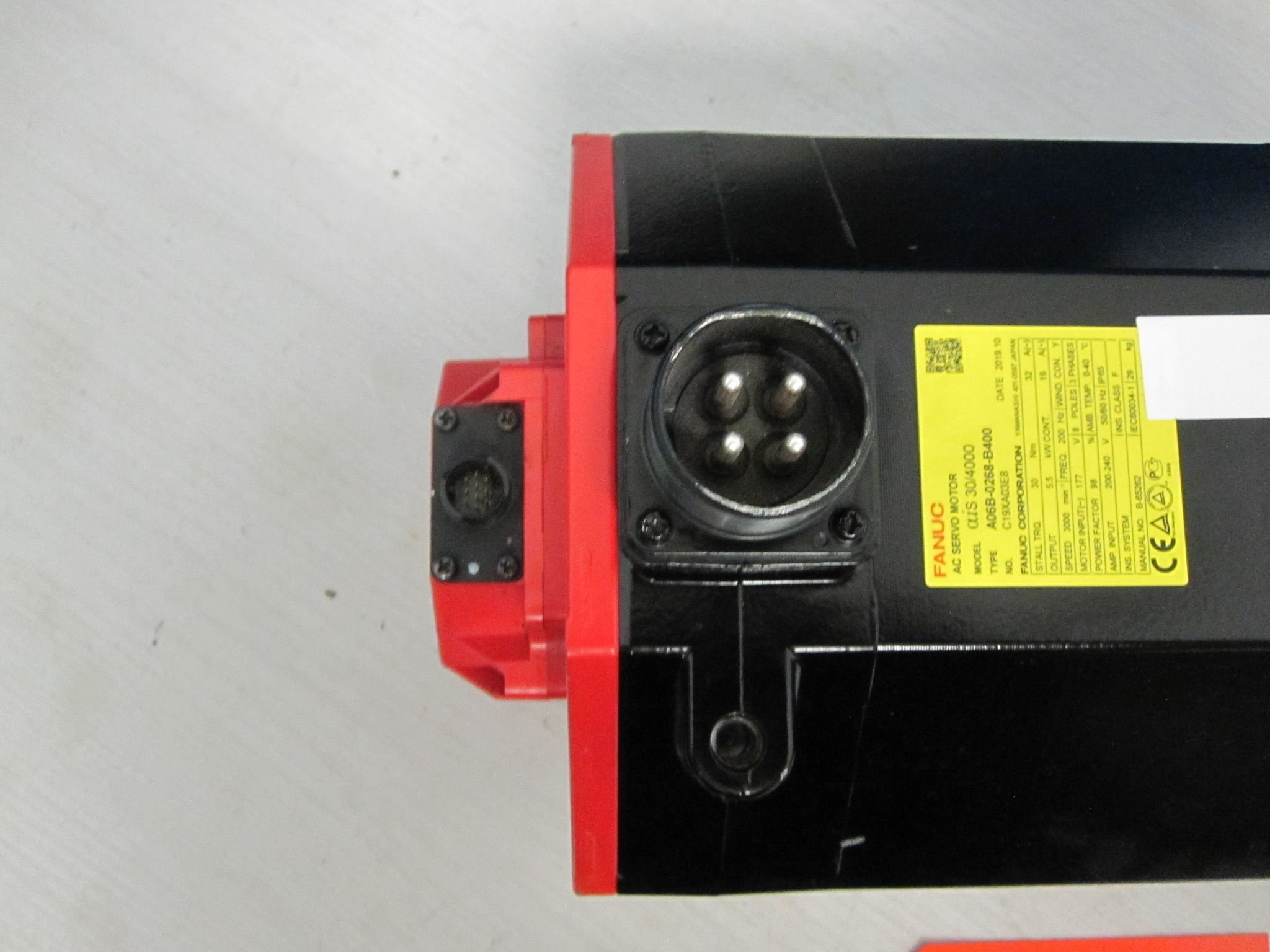 (As-Is) FANUC AC SERVO MOTOR AIS 30/4000 A06B-0268-B400 3