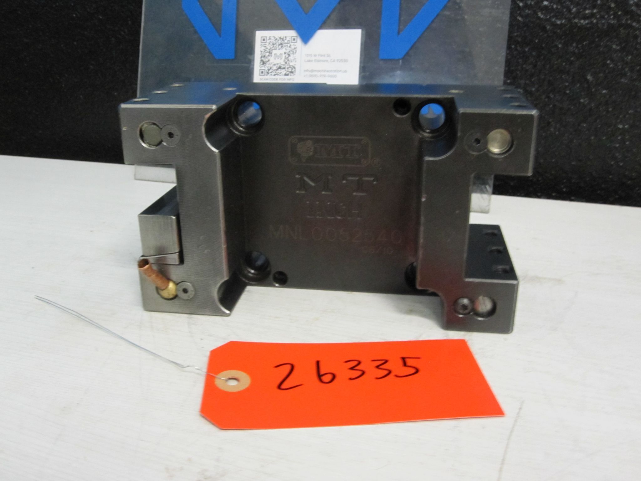 MT MARCHETTI MNL0052540 BMT60 DOUBLE SIDED STATIC OD TURNING TOOL HOLDER 0