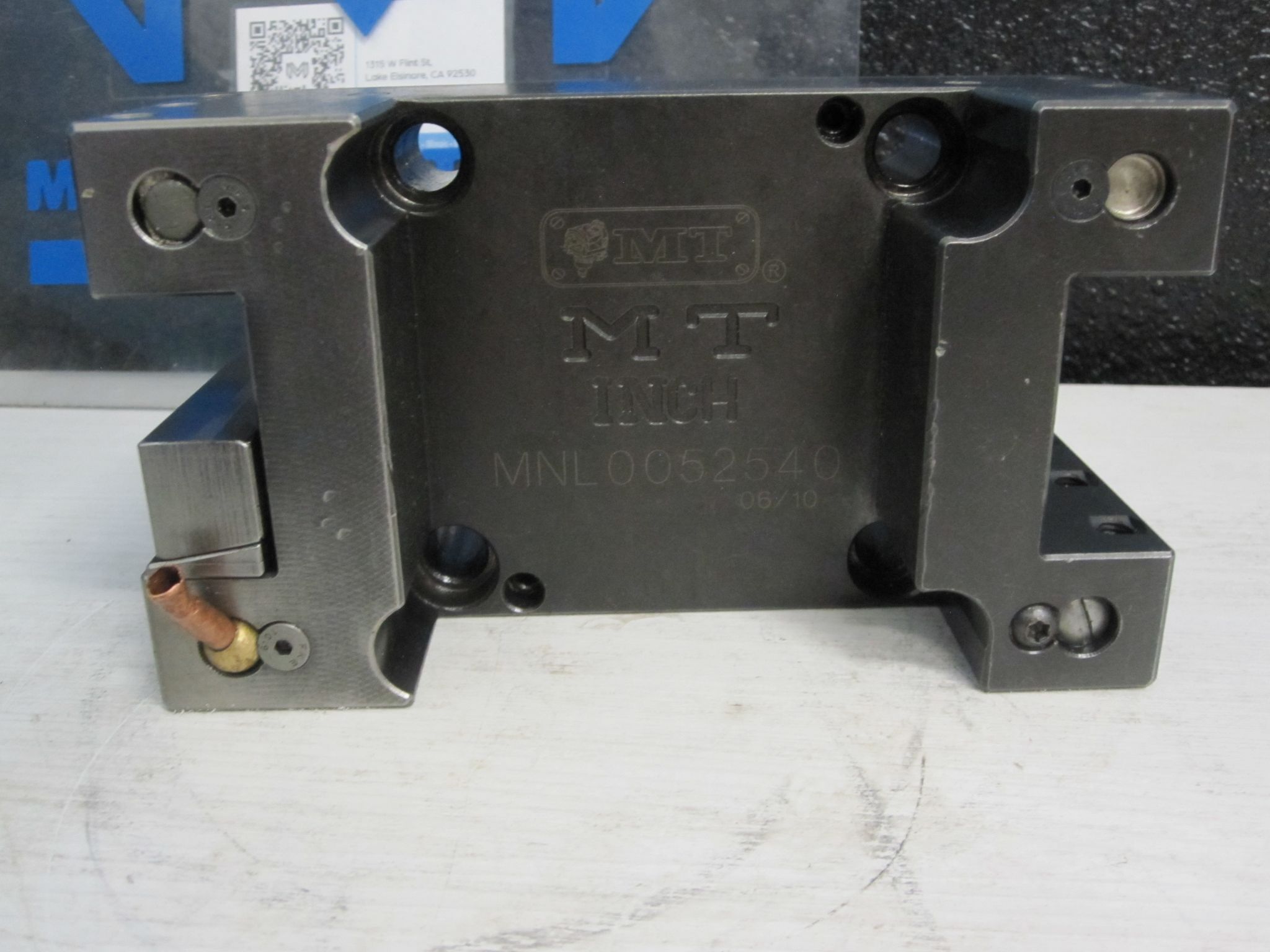 MT MARCHETTI MNL0052540 BMT60 DOUBLE SIDED STATIC OD TURNING TOOL HOLDER 6