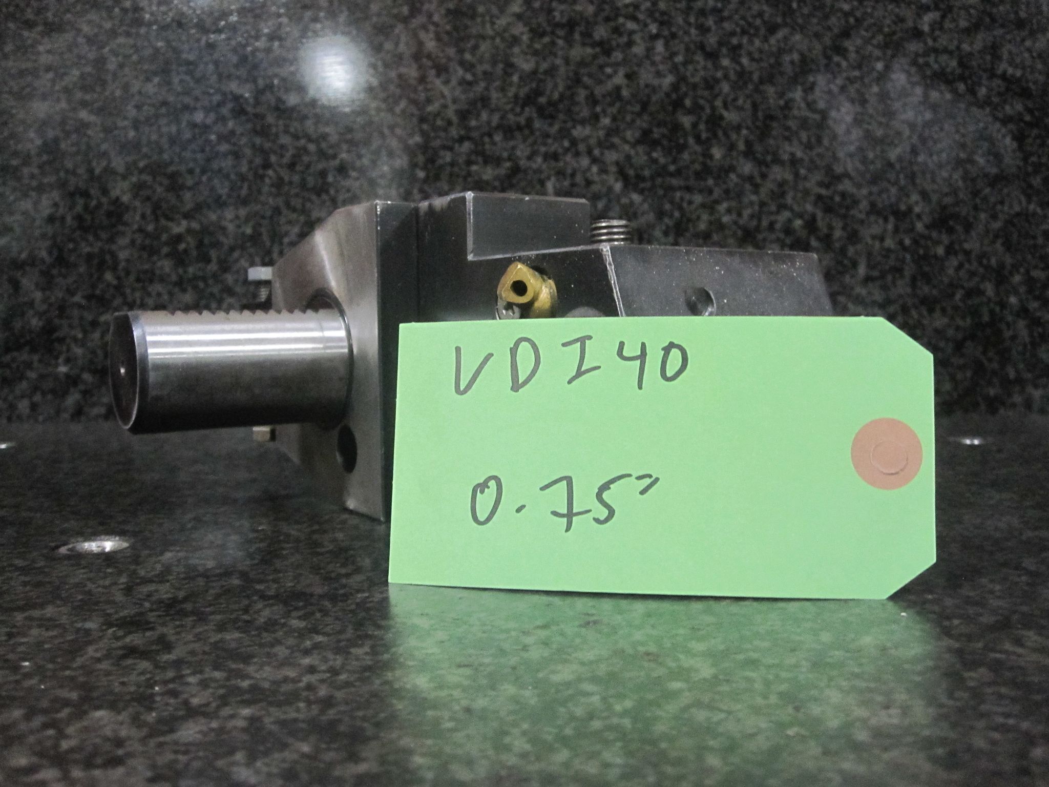 STATIC BORING BAR HOLDER OFFSET 3/4" VDI40 VDI 40 0.75" 8