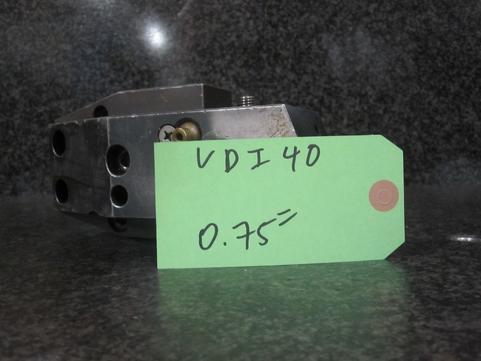 STATIC BORING BAR HOLDER OFFSET 3/4" VDI40 VDI 40 0.75" 11