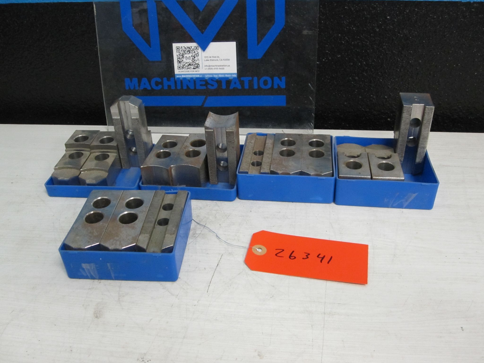 5x Lot of 5 SAMCHULLY SB08B1 for HS-08 HC-08 Chuck Jaws CNC Lathe Pre-cut 0