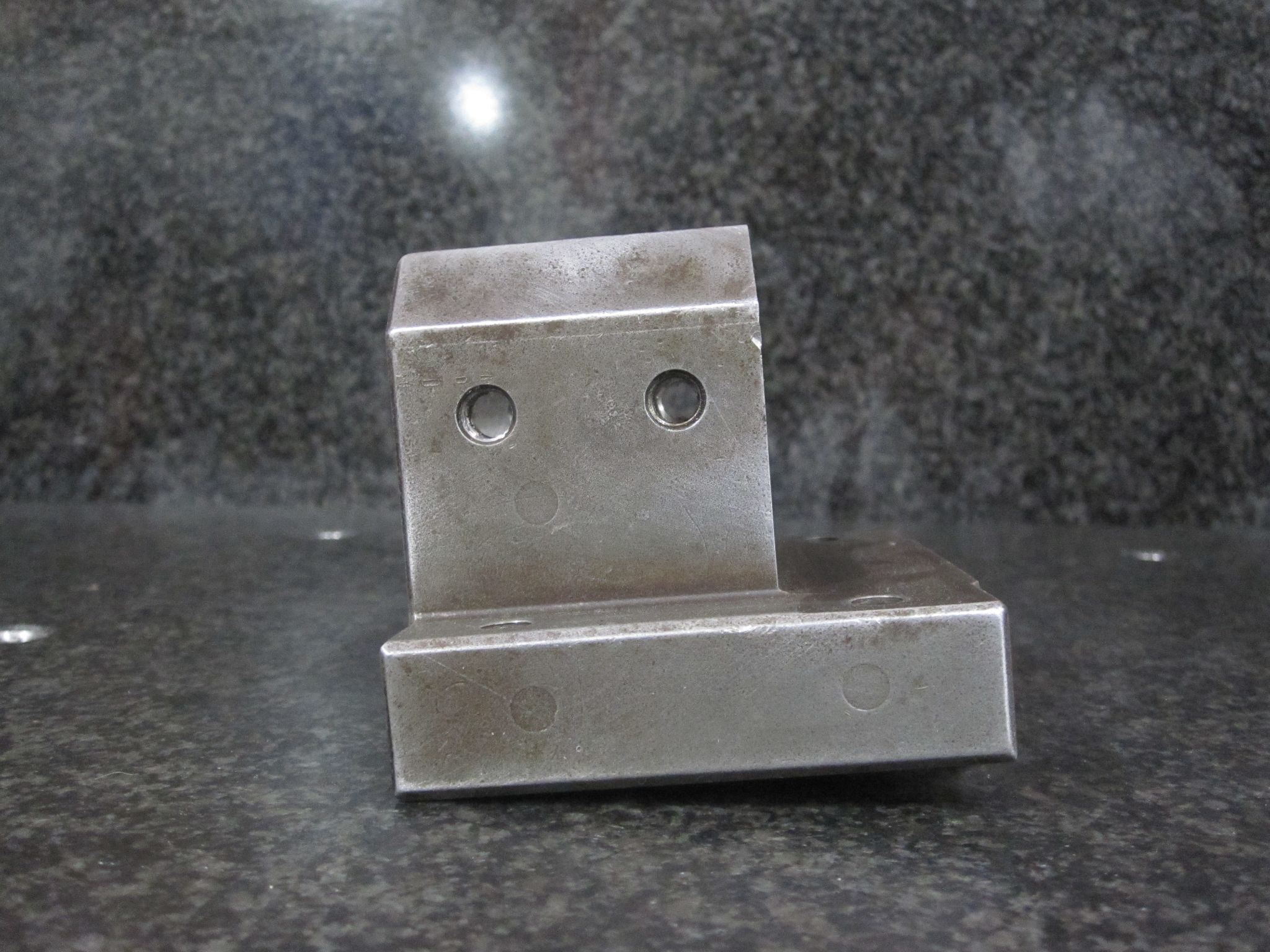 (AS-IS FOR PARTS) HARDINGE SG-30M STATIC BORING BAR HOLDER 76 X 51 MM W/ KEY 40 MM 1.5" 1-1/2" 1
