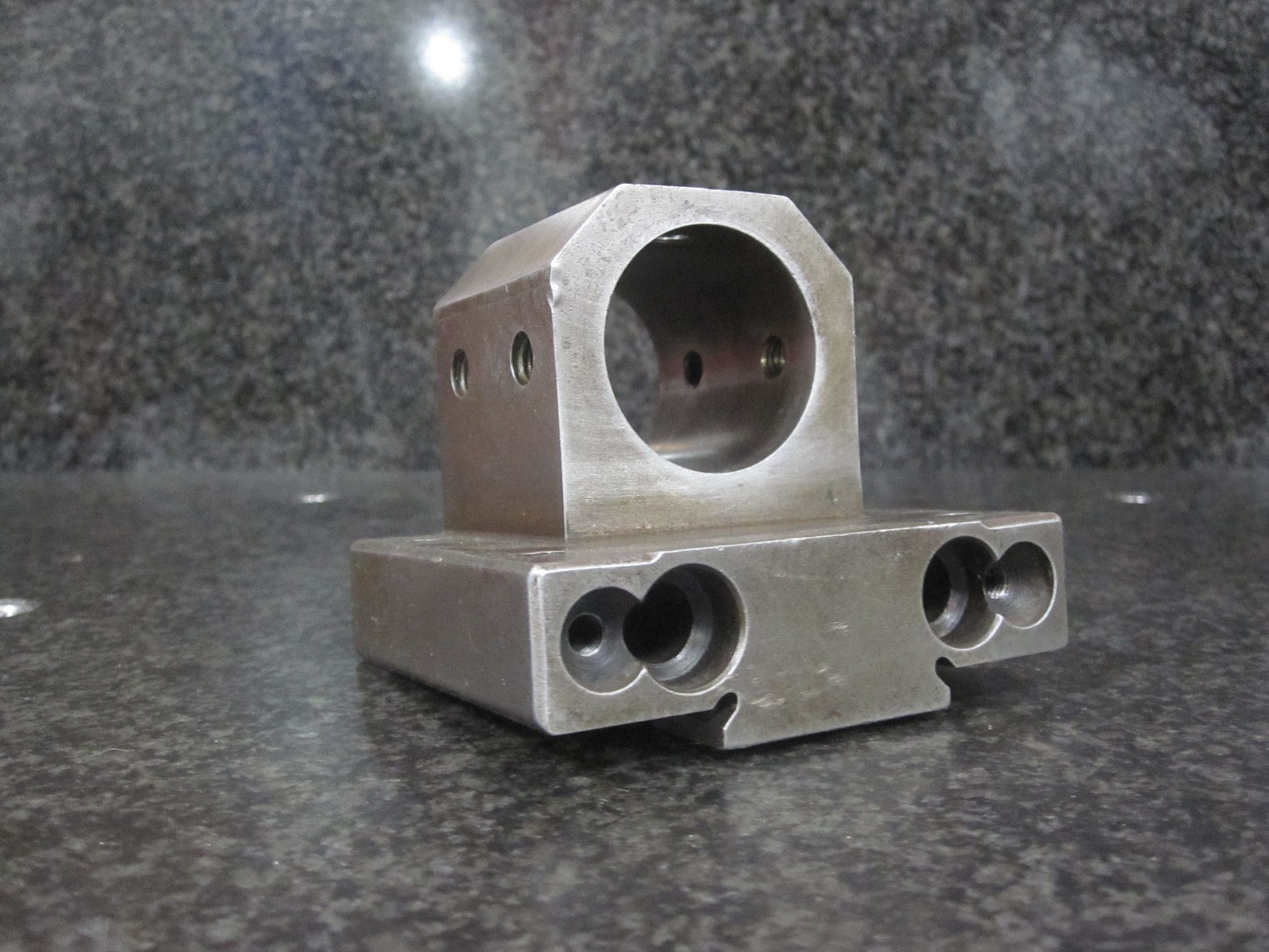 (AS-IS FOR PARTS) HARDINGE SG-30M STATIC BORING BAR HOLDER 76 X 51 MM W/ KEY 40 MM 1.5" 1-1/2" 2