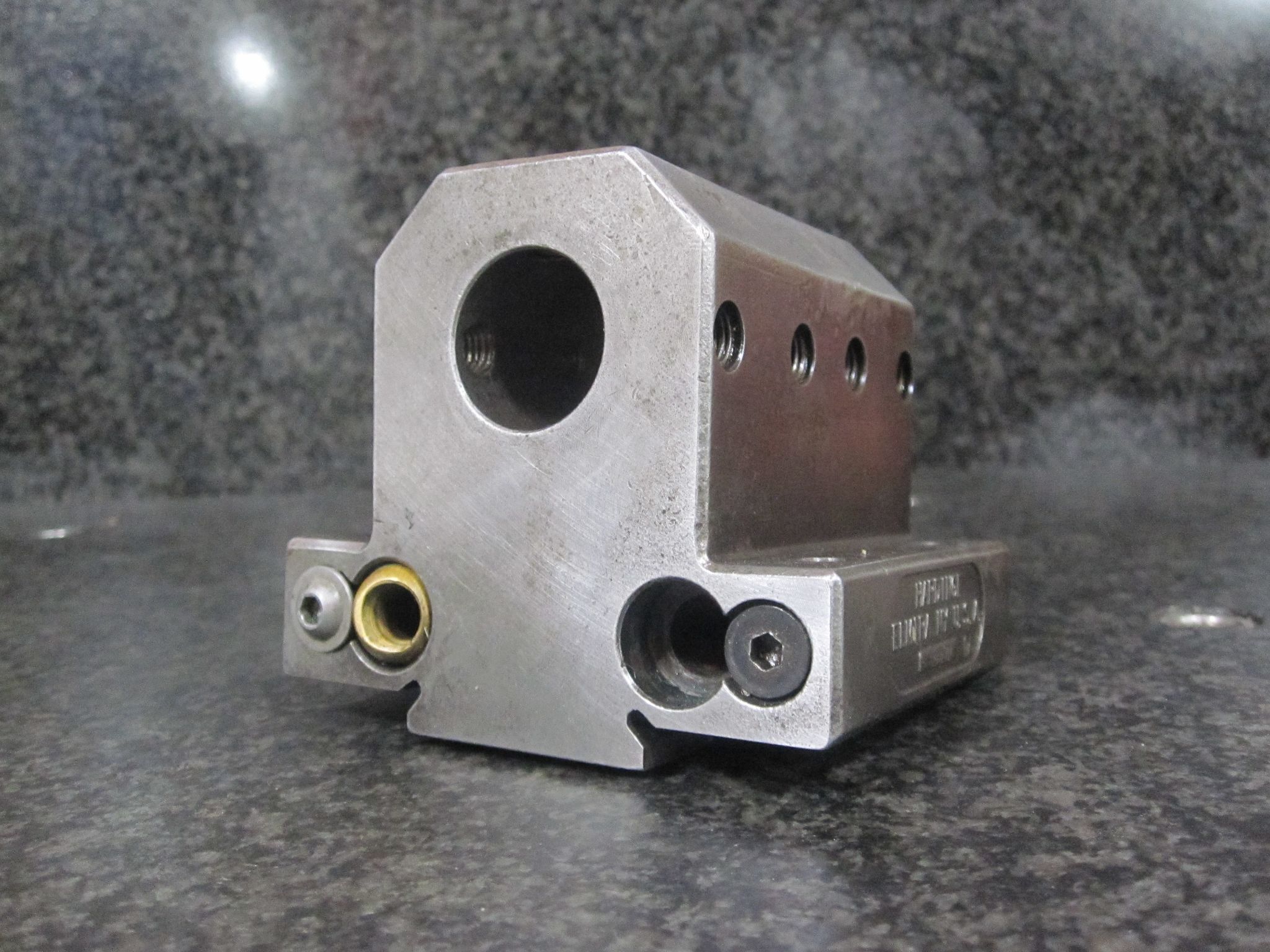 HARDINGE SG-27M STATIC BORING BAR HOLDER 76 X 51 MM W/ KEY 40 MM 1.0" INCH 0
