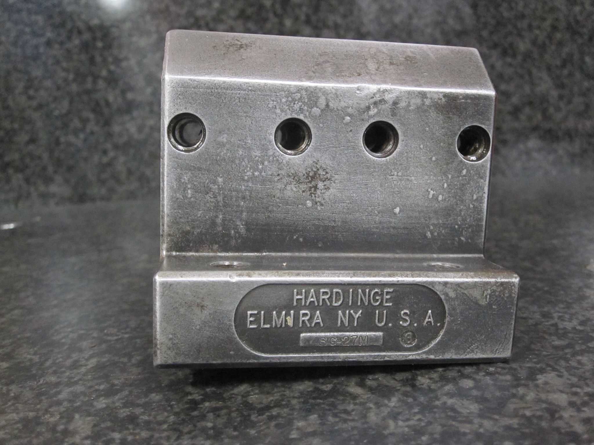 HARDINGE SG-27M STATIC BORING BAR HOLDER 76 X 51 MM W/ KEY 40 MM 1.0" INCH 1
