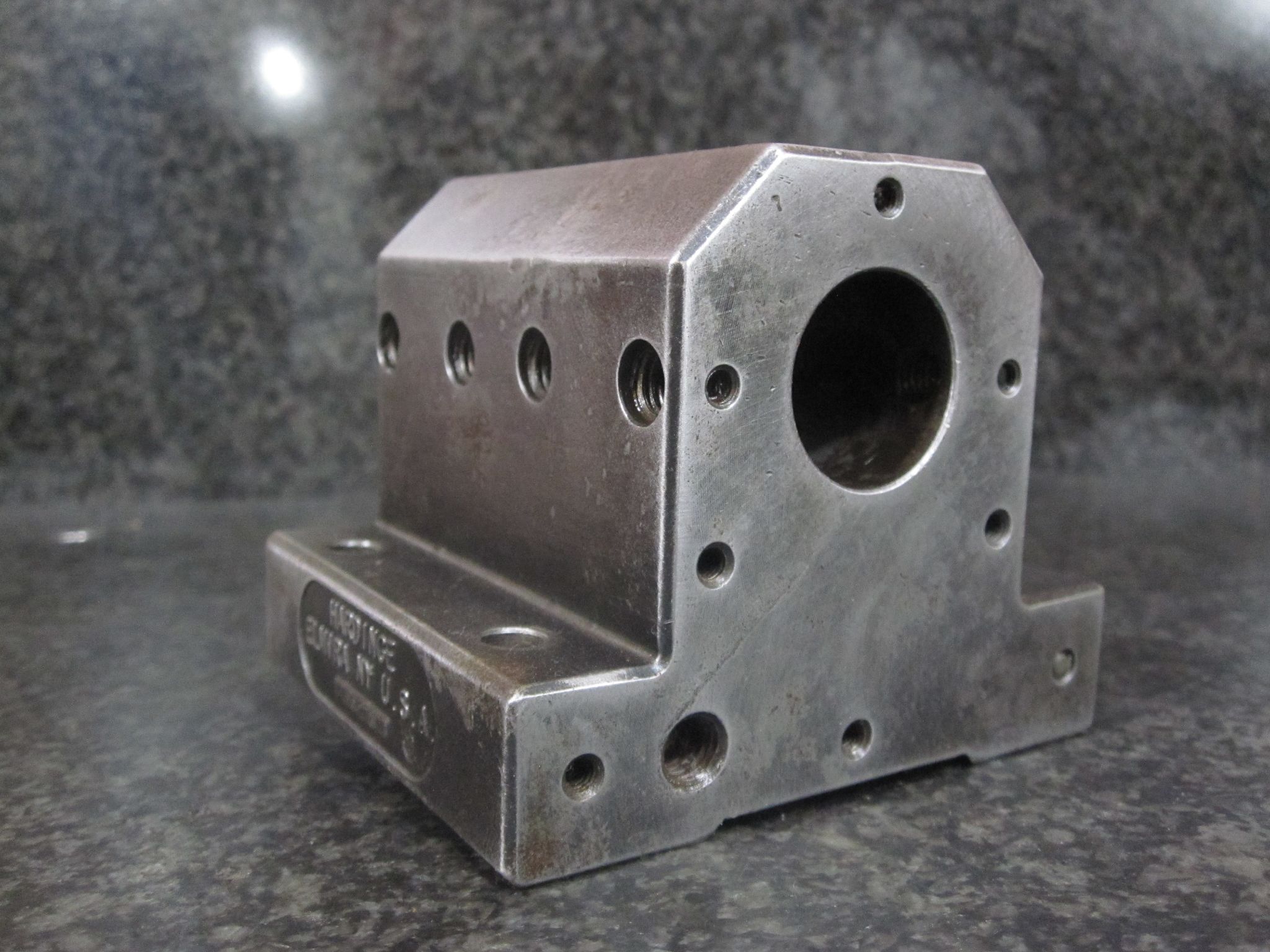 HARDINGE SG-27M STATIC BORING BAR HOLDER 76 X 51 MM W/ KEY 40 MM 1.0" INCH 4