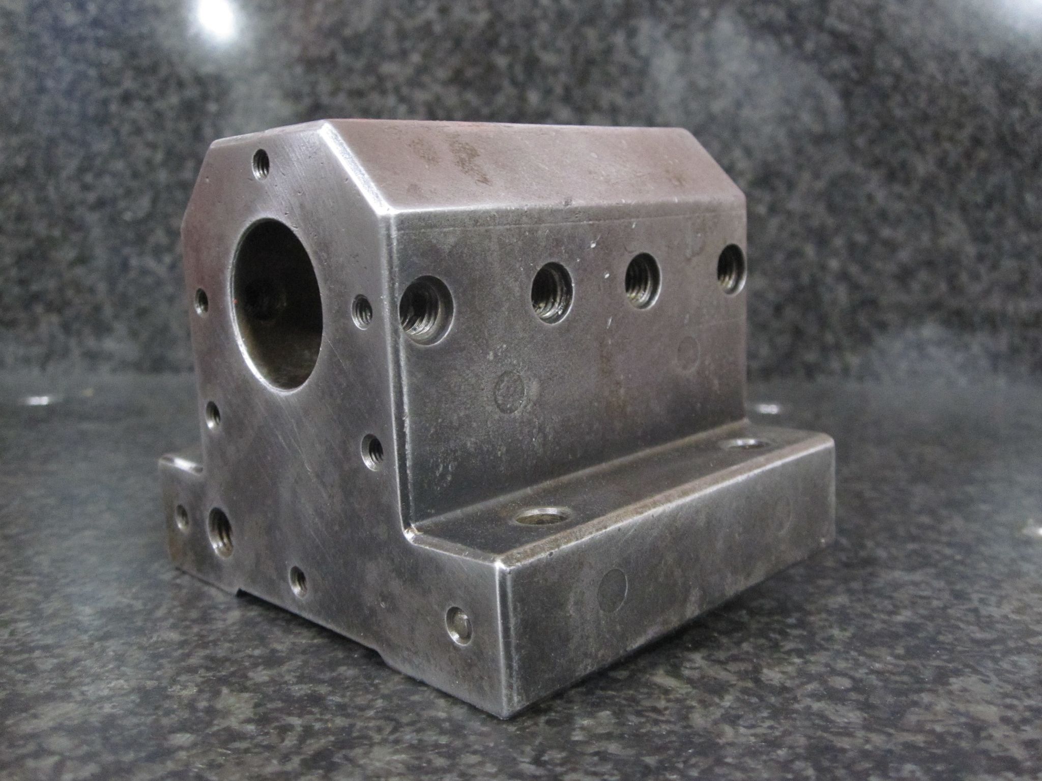 HARDINGE SG-27M STATIC BORING BAR HOLDER 76 X 51 MM W/ KEY 40 MM 1.0" INCH 5