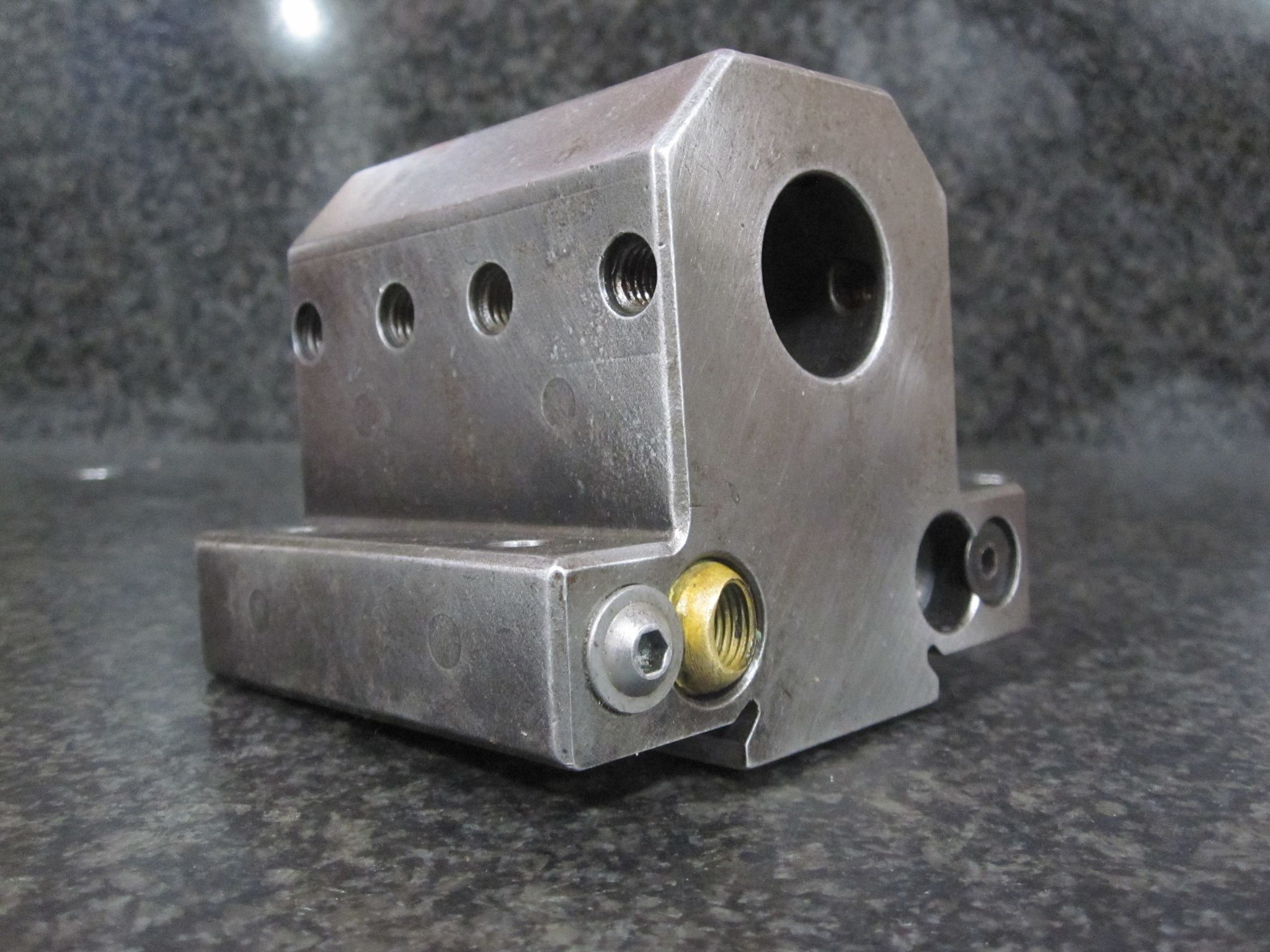 HARDINGE SG-27M STATIC BORING BAR HOLDER 76 X 51 MM W/ KEY 40 MM 1.0" INCH 7