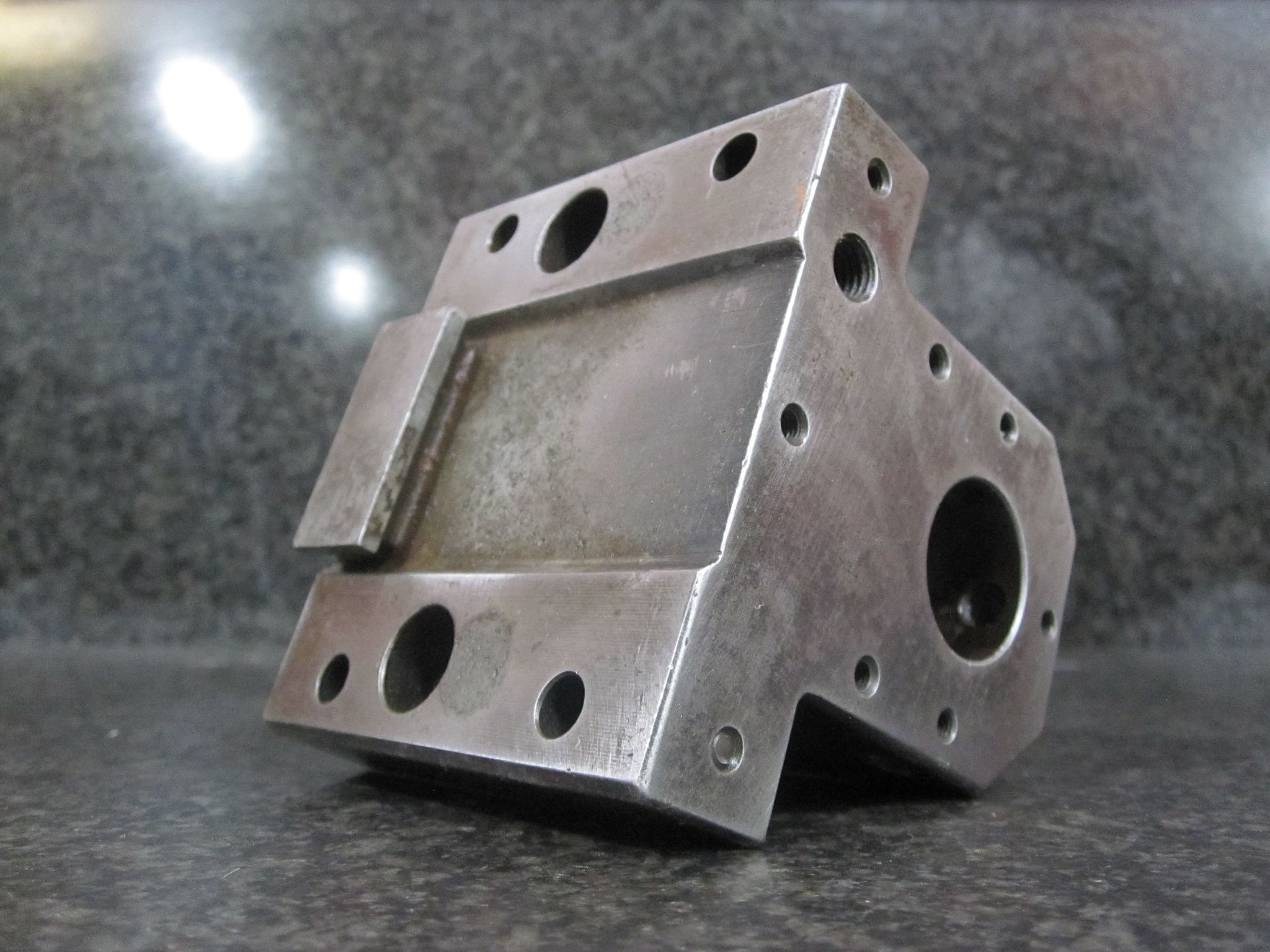HARDINGE SG-27M STATIC BORING BAR HOLDER 76 X 51 MM W/ KEY 40 MM 1.0" INCH 9
