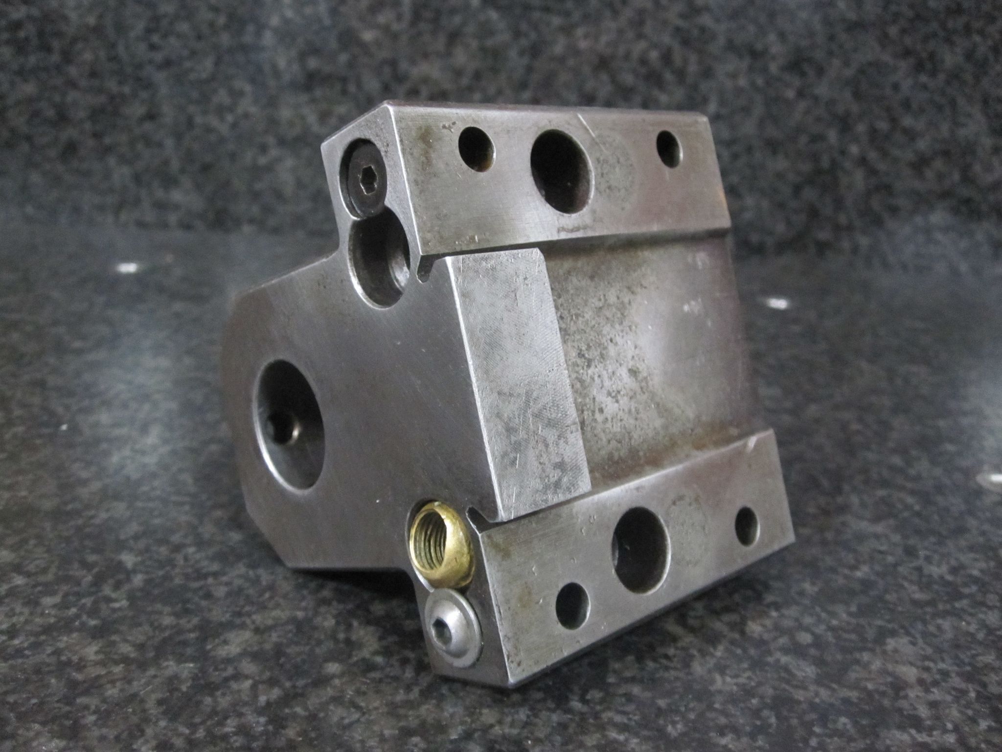 HARDINGE SG-27M STATIC BORING BAR HOLDER 76 X 51 MM W/ KEY 40 MM 1.0" INCH 11