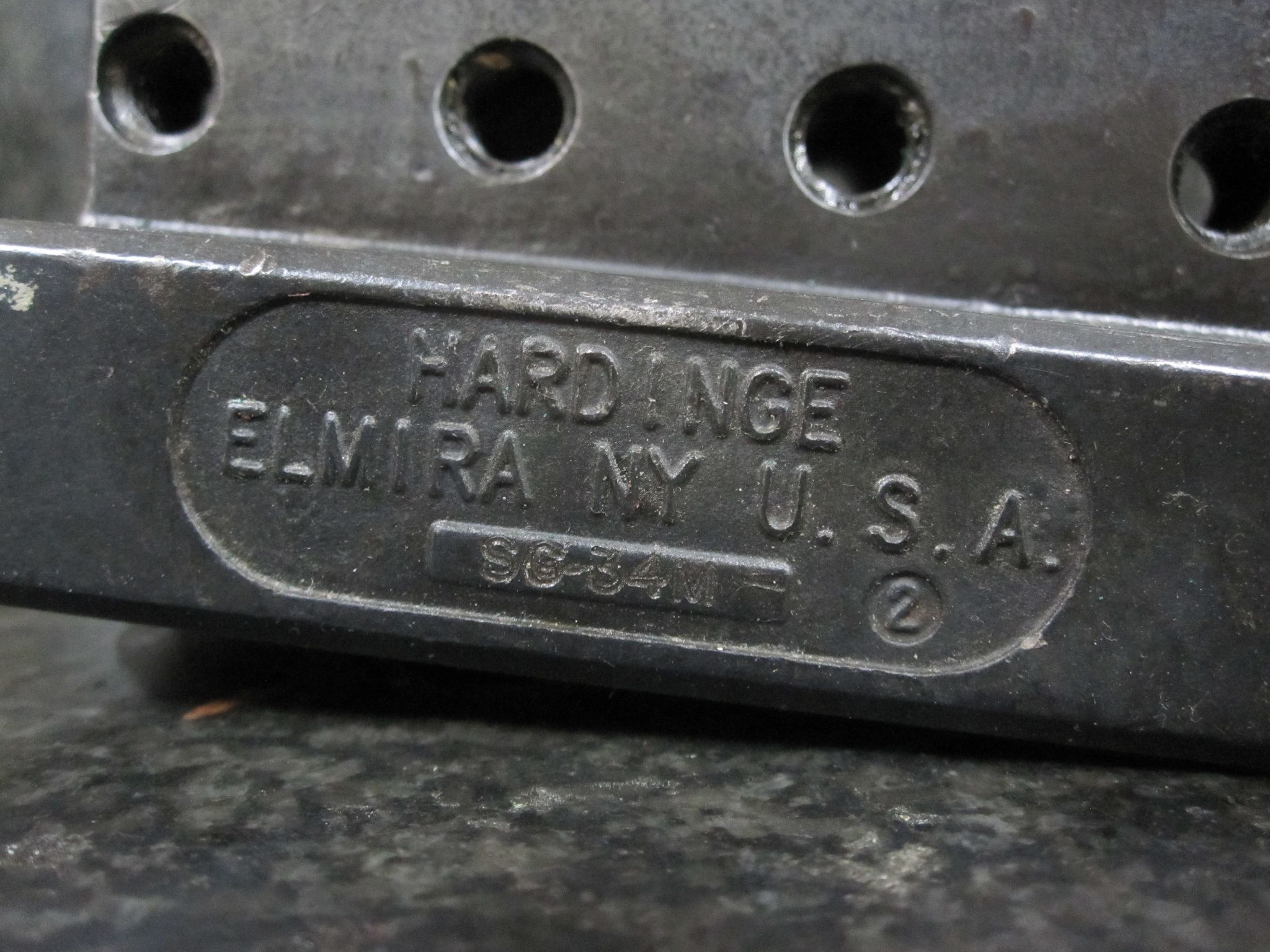 HARDINGE SG-34M STATIC 2X DOUBLE DUAL BORING BAR HOLDER 76 X 51 MM W/ KEY 40 MM 1.0" INCH 2