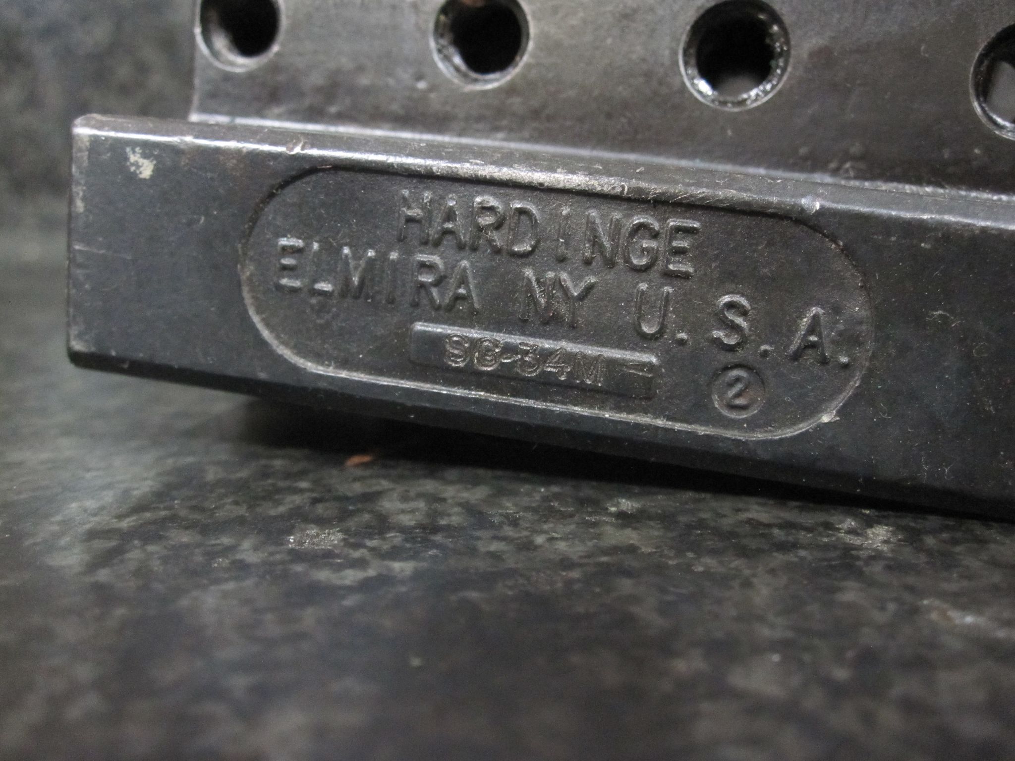 HARDINGE SG-34M STATIC 2X DOUBLE DUAL BORING BAR HOLDER 76 X 51 MM W/ KEY 40 MM 1.0" INCH 3