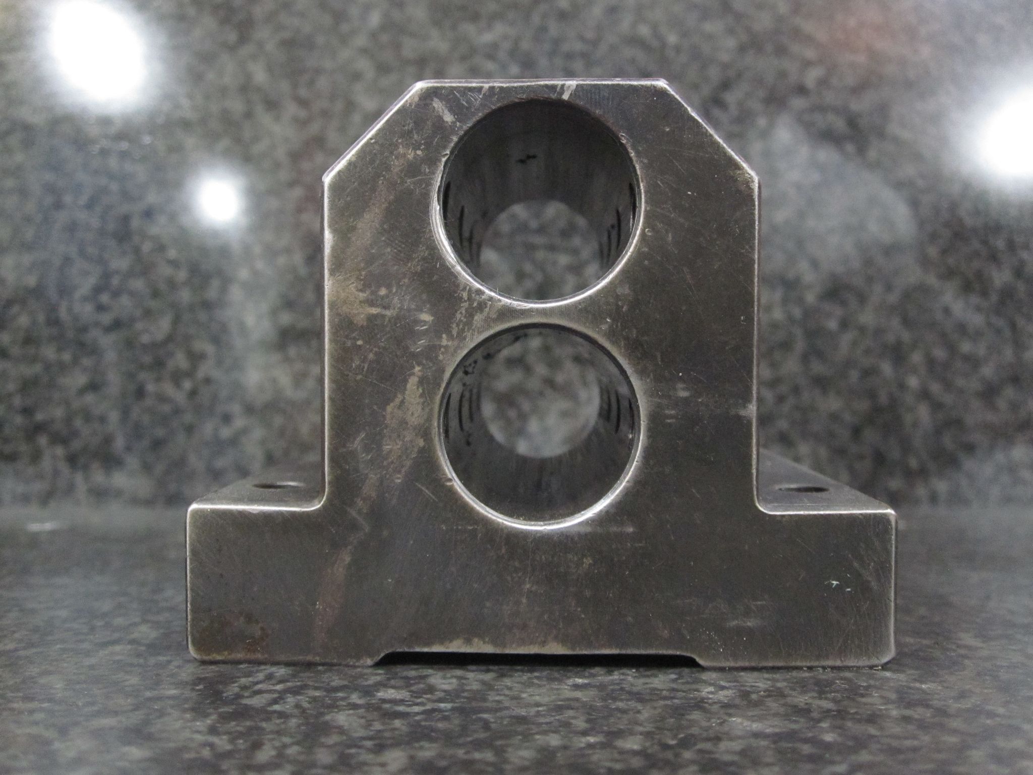 HARDINGE SG-34M STATIC 2X DOUBLE DUAL BORING BAR HOLDER 76 X 51 MM W/ KEY 40 MM 1.0" INCH 6