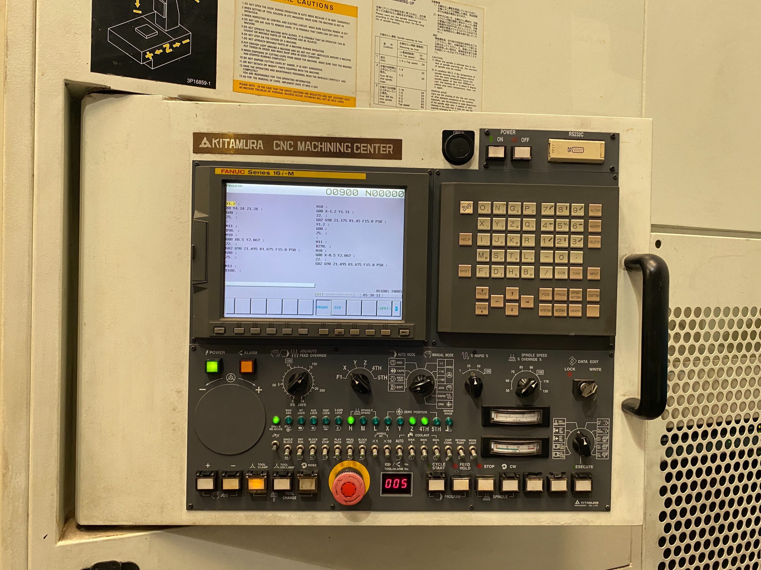 KITAMURA HX-300i HORIZONTAL MACHINING CENTER TSC 4TH AXIS 10K RPM 3
