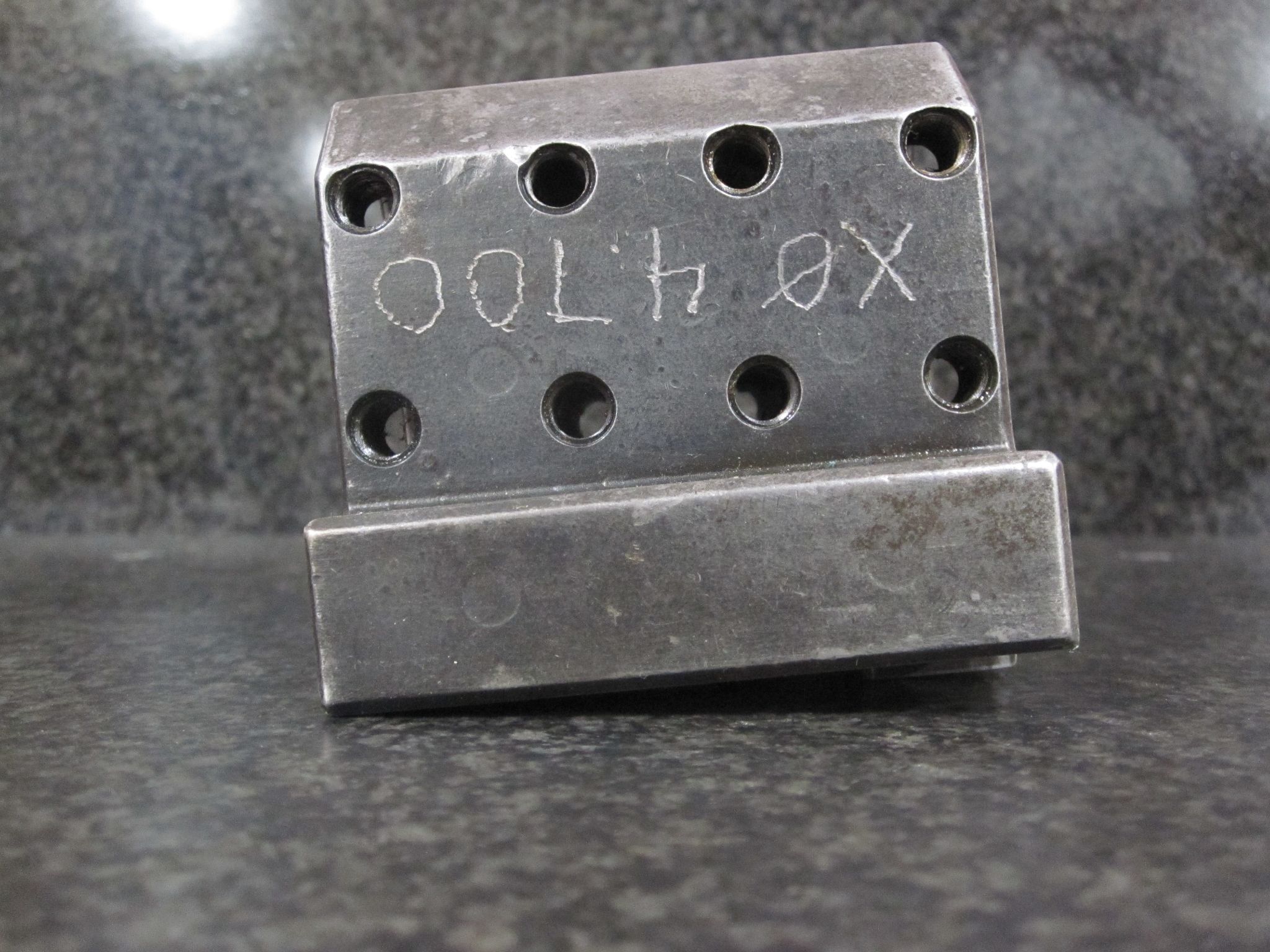 HARDINGE SG-34M STATIC 2X DOUBLE DUAL BORING BAR HOLDER 76 X 51 MM W/ KEY 40 MM 1.0" INCH 9