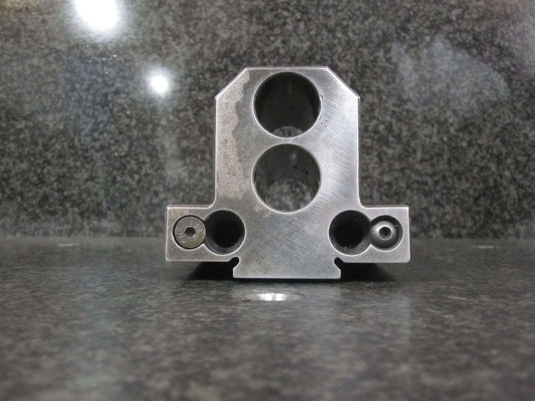 HARDINGE SG-34M STATIC 2X DOUBLE DUAL BORING BAR HOLDER 76 X 51 MM W/ KEY 40 MM 1.0" INCH 11
