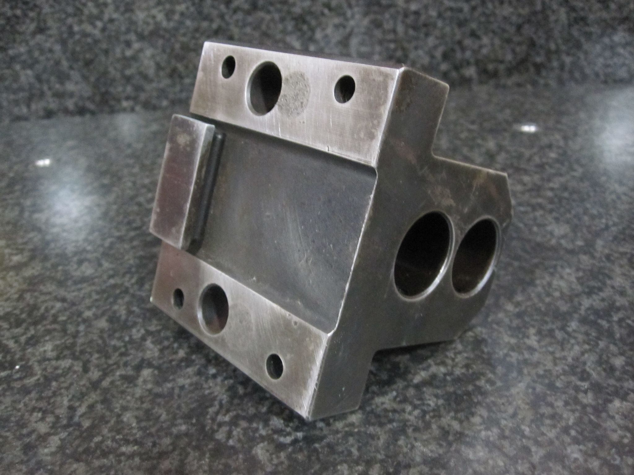 HARDINGE SG-34M STATIC 2X DOUBLE DUAL BORING BAR HOLDER 76 X 51 MM W/ KEY 40 MM 1.0" INCH 13
