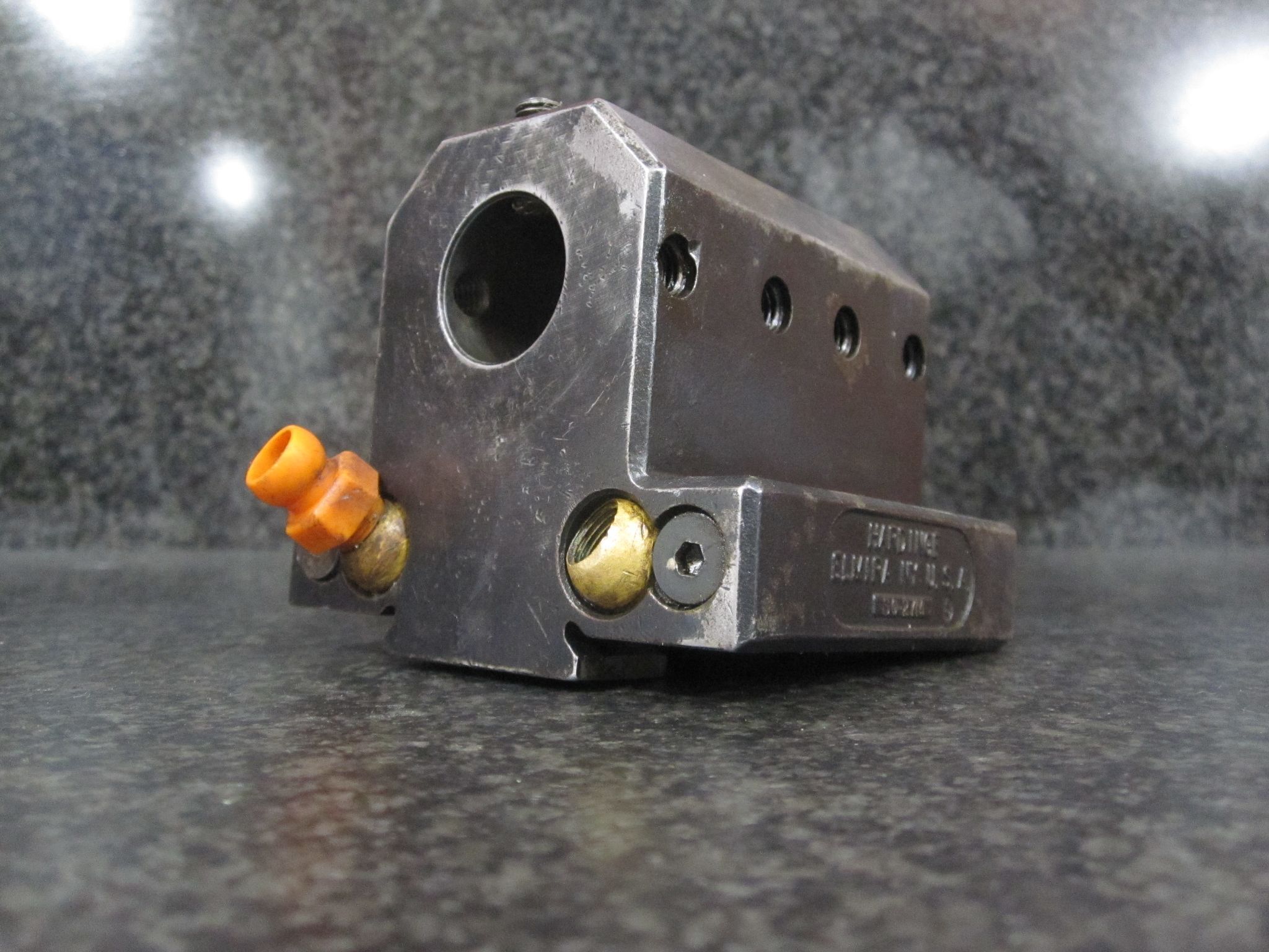 HARDINGE SG-27M STATIC BORING BAR HOLDER 76 X 51 MM W/ KEY 40 MM 1.0" INCH 0