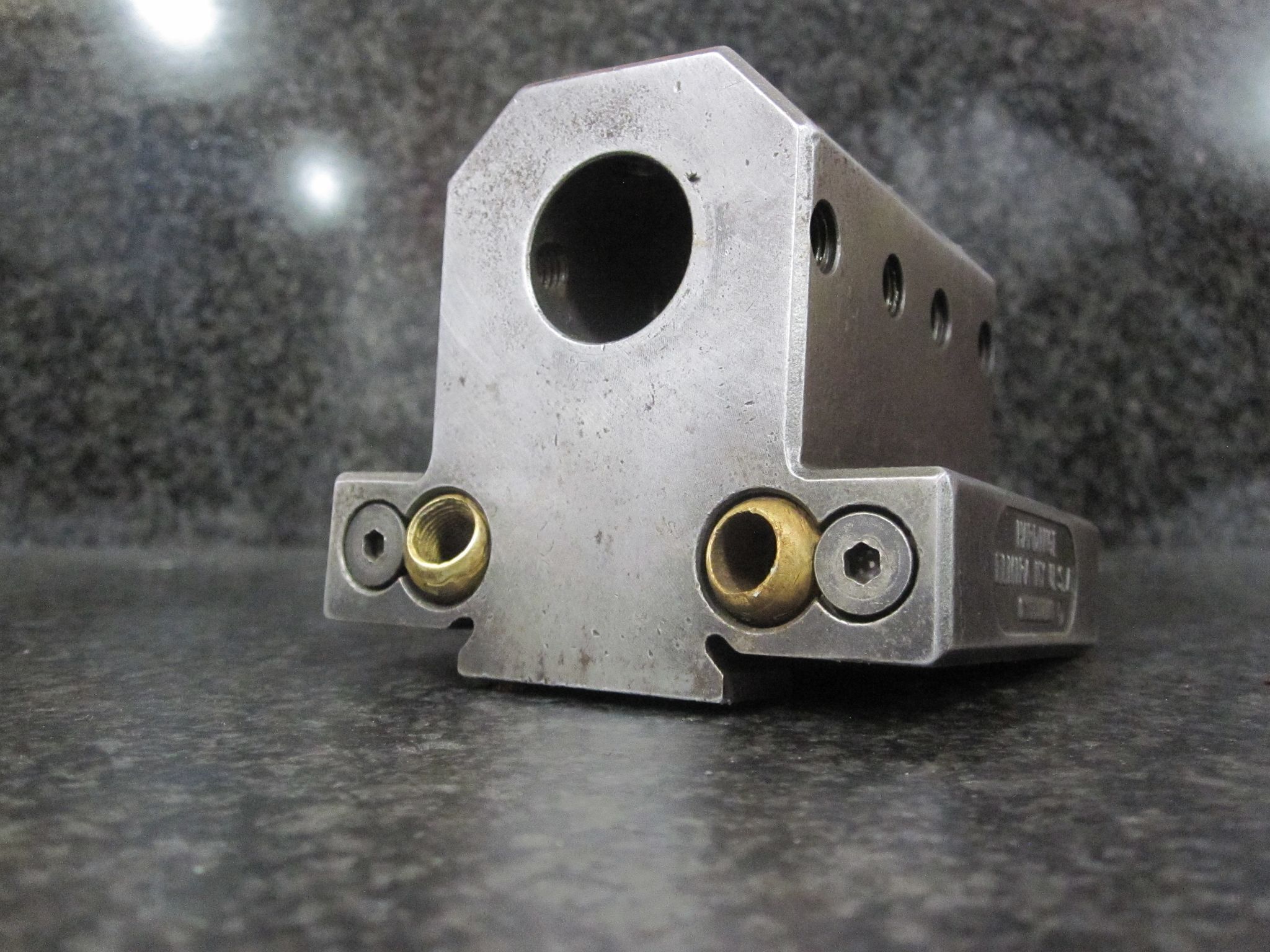HARDINGE SG-27M STATIC BORING BAR HOLDER 76 X 51 MM W/ KEY 40 MM 1.0" INCH 0
