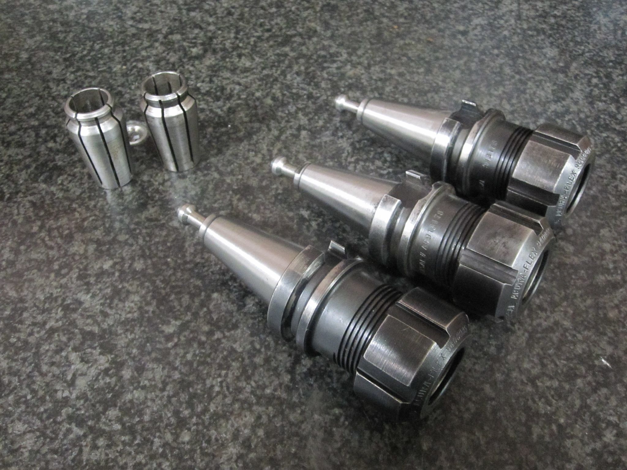 3x BT30 TOOL HOLDERS ACURA-FELX ACURA FLEX COLLET CHUCKS TSD UNIVERSAL 16