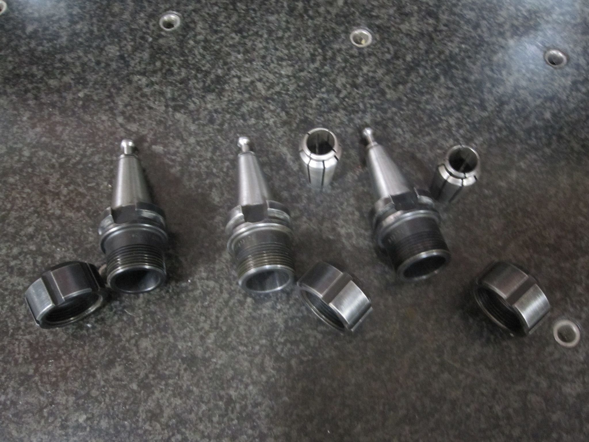 3x BT30 TOOL HOLDERS ACURA-FELX ACURA FLEX COLLET CHUCKS TSD UNIVERSAL 21