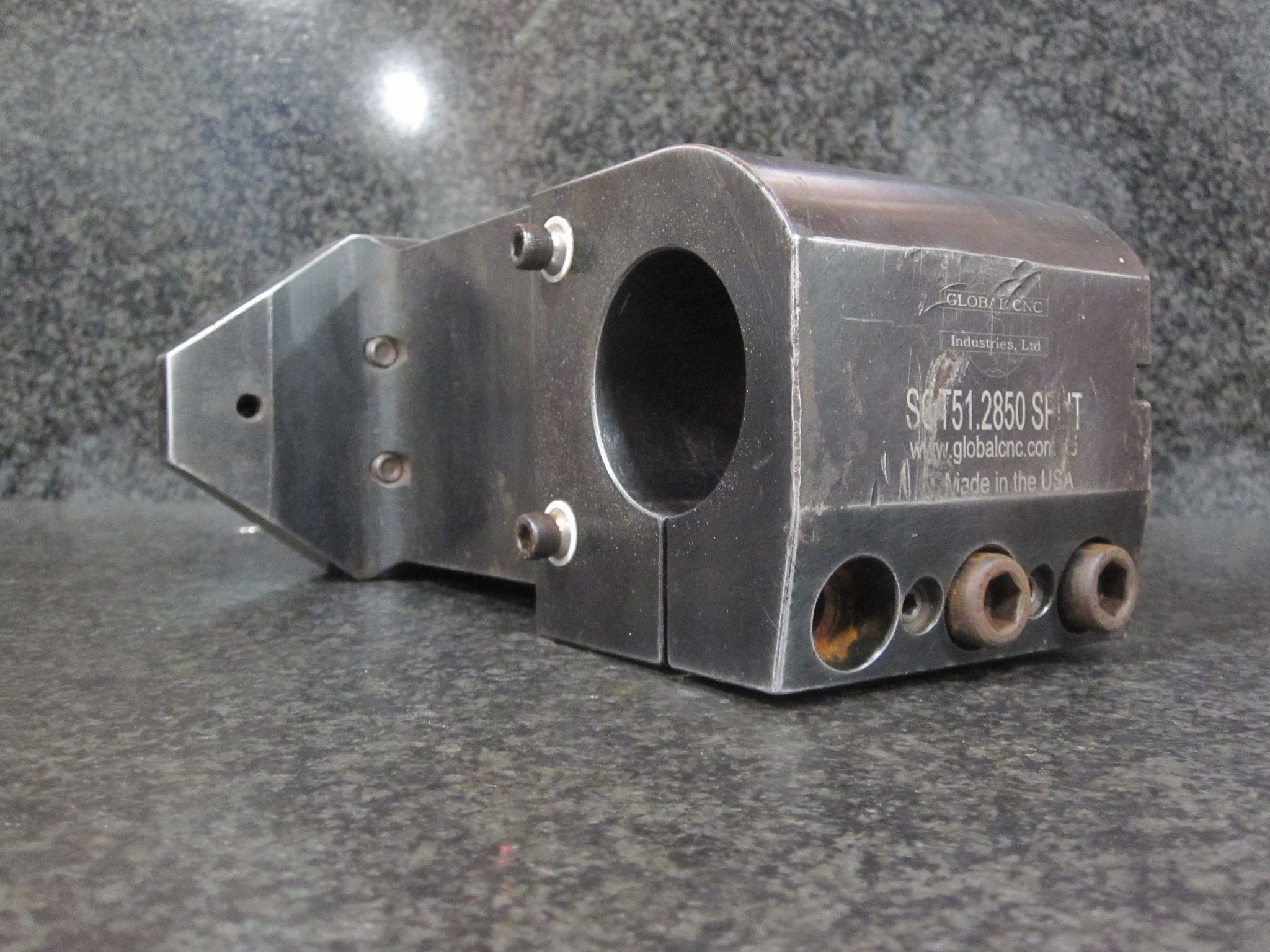 GLOBAL CNC VDI50 VDI 50 SGT51.2850 SPLIT KJ BORING BAR HOLDER STATIC MAZAK SQT 1